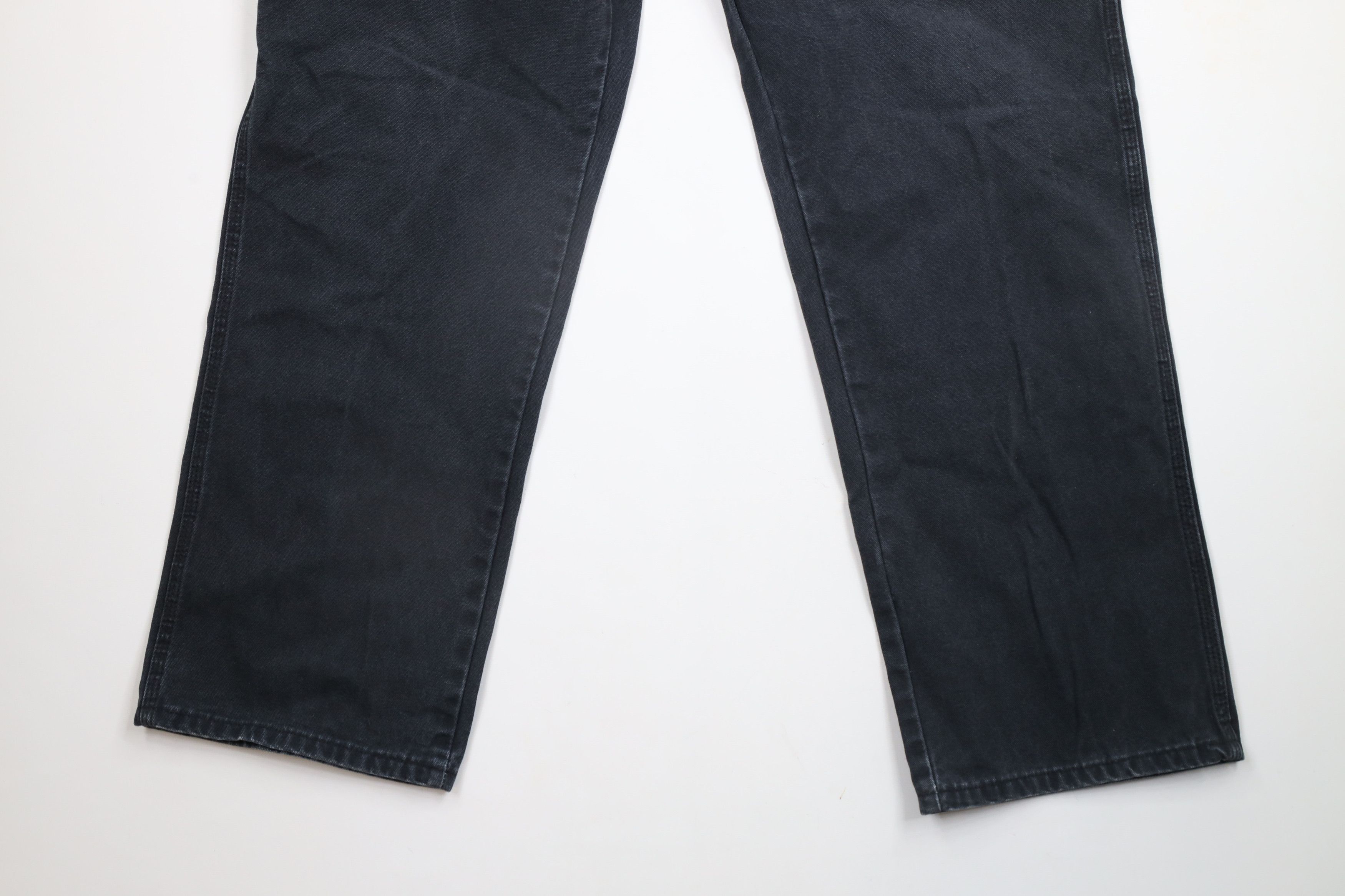 Dickies × Vintage Vintage Dickies Out Wide Leg Canvas Workwear Pants Black Size US 38 / EU 54 - 4 Thumbnail