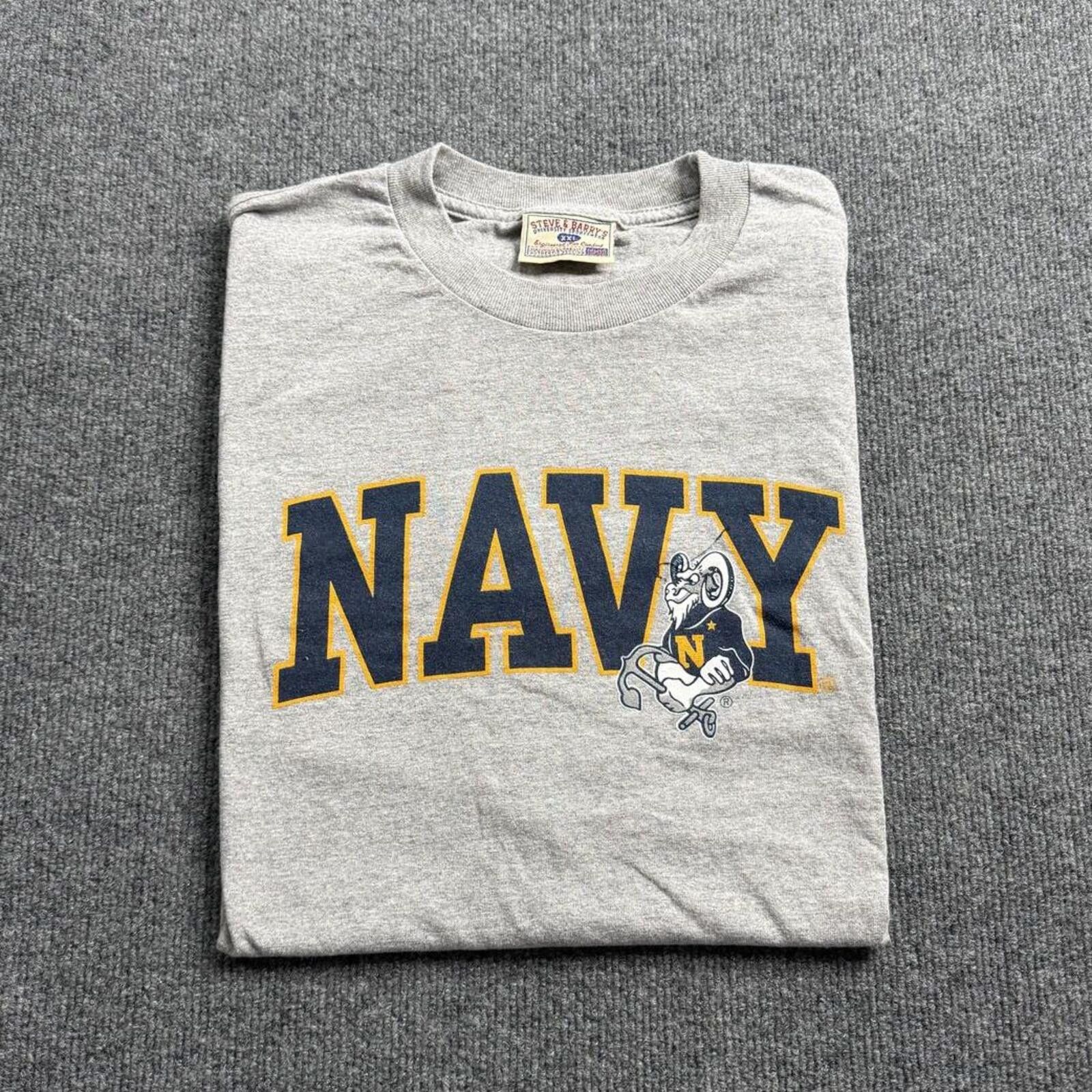 Steve And Barrys Vintage Y2K Steve and Barrys Navy Spellout Tshirt XXL Size US XXL / EU 58 / 5 - 4 Thumbnail