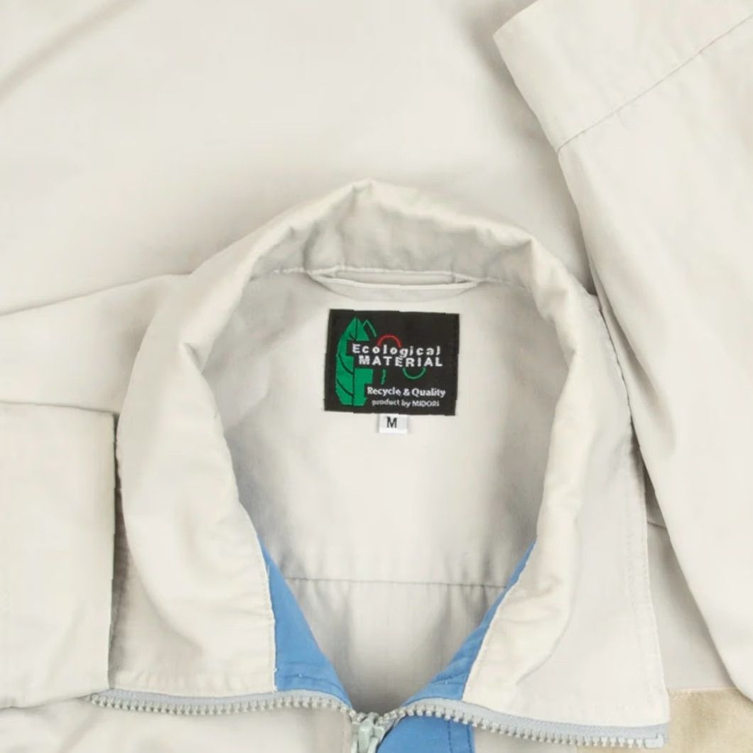 Vintage VINTAGE Full Zip Utility Workwear Jacket Womens Off-White Regular Size Medium Size M / US 6-8 / IT 42-44 - 5 Thumbnail