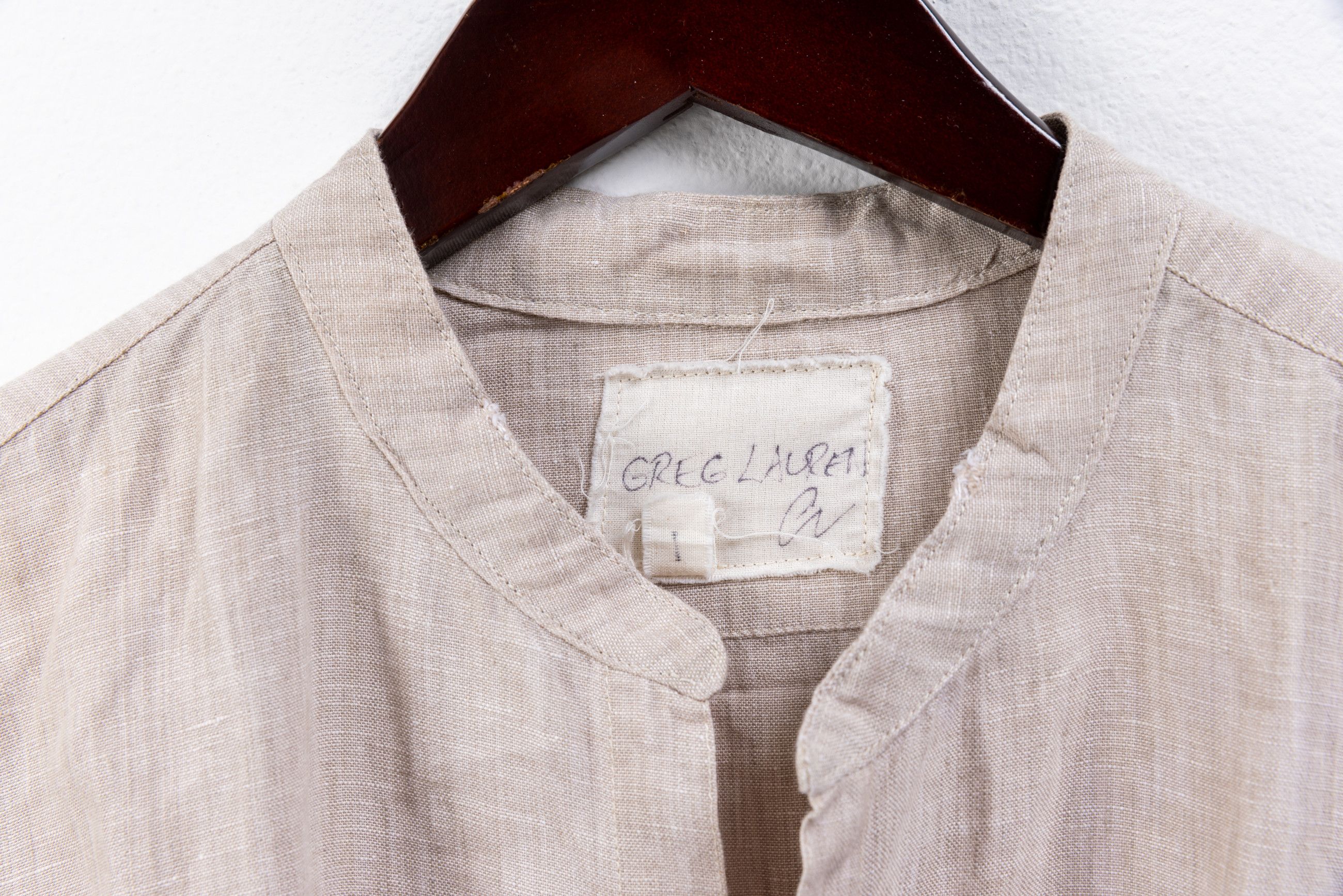 Greg Lauren The linen studio shirt - rare archive Size US S / EU 44-46 / 1 - 2 Thumbnail