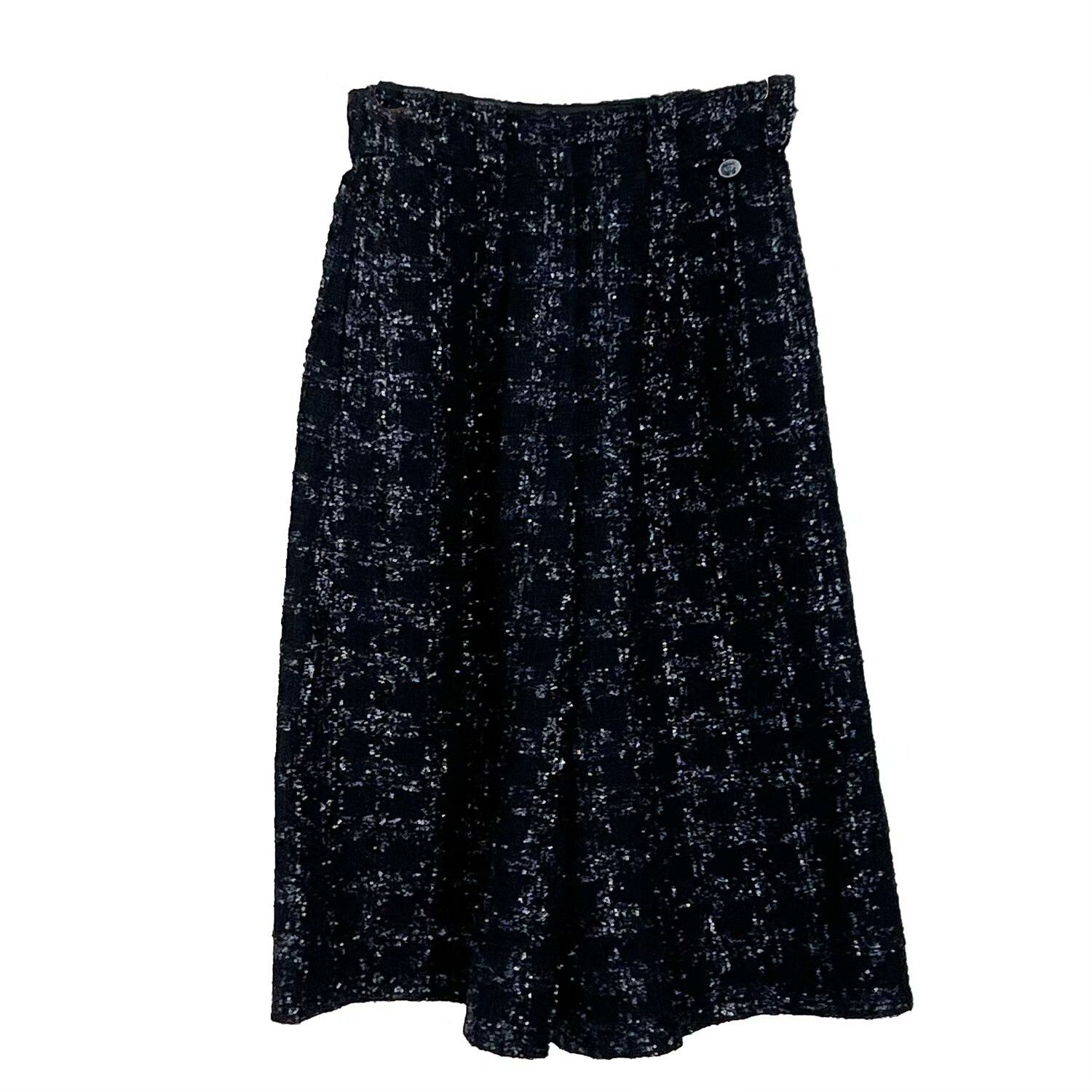 Chanel CHANEL Tweed Wide-Leg Pants Size 36" / US 14 / IT 50 - 1 Thumbnail