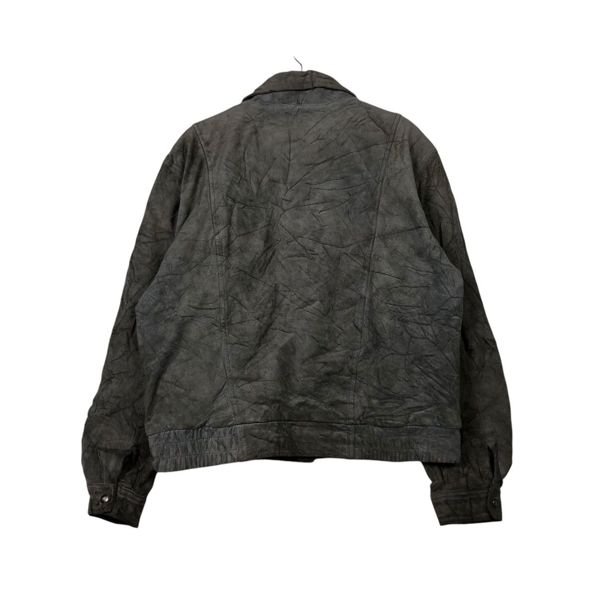Japanese Brand 🔥VINTAGE LEATHER BOMBER JACKET ABERDEEN ISSEY MIYAKE Size US M / EU 48-50 / 2 - 8 Thumbnail