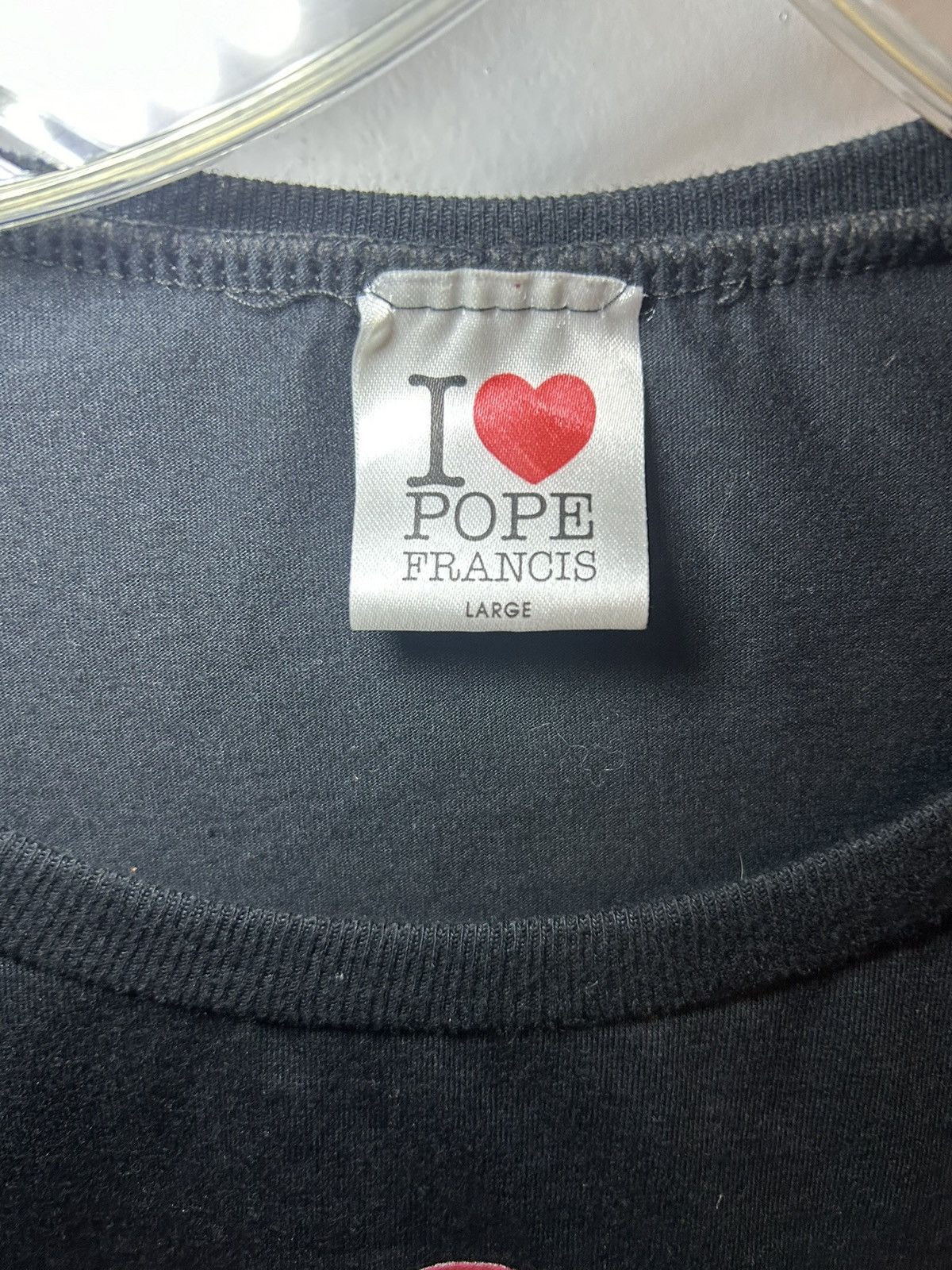 Vintage Vintage “I heart Pope Francis” Pope t-shirt Size US L / EU 52-54 / 3 - 3 Thumbnail