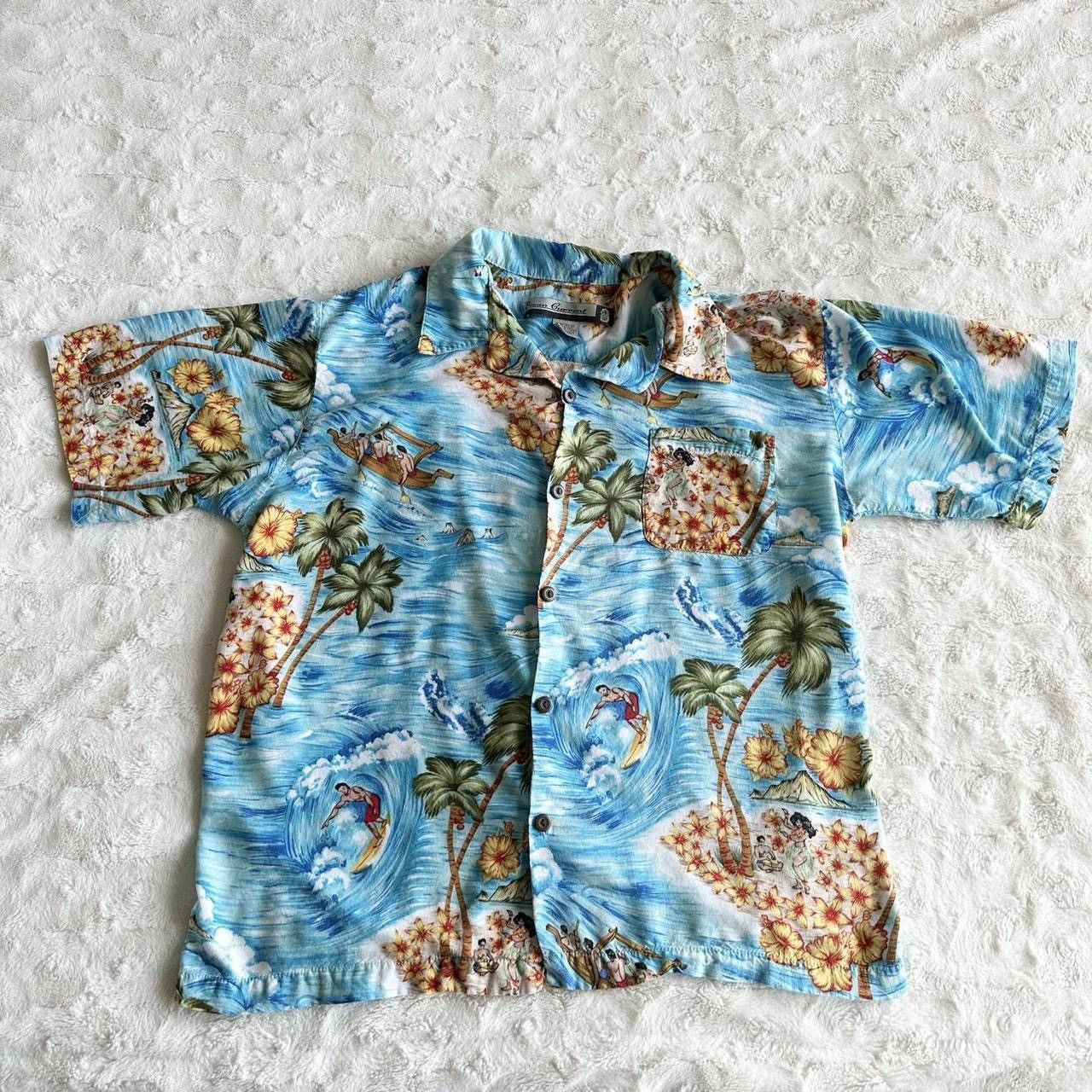 Ocean Current Vintage Ocean Current Hawaiian Shirt Mens M Hula Girl Rayon Size US M / EU 48-50 / 2 - 1 Thumbnail