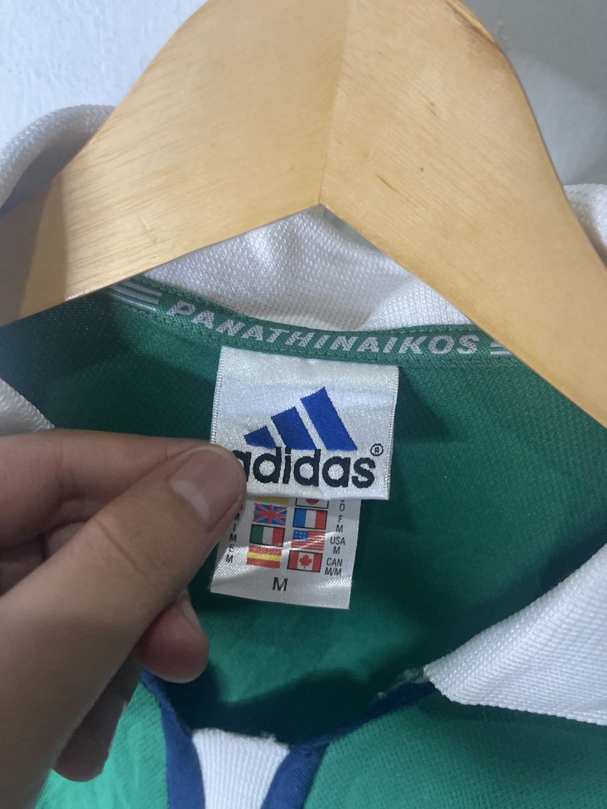 Adidas Vintage Panathinaikos FC 2000-2001 jersey Size US M / EU 48-50 / 2 - 5 Thumbnail