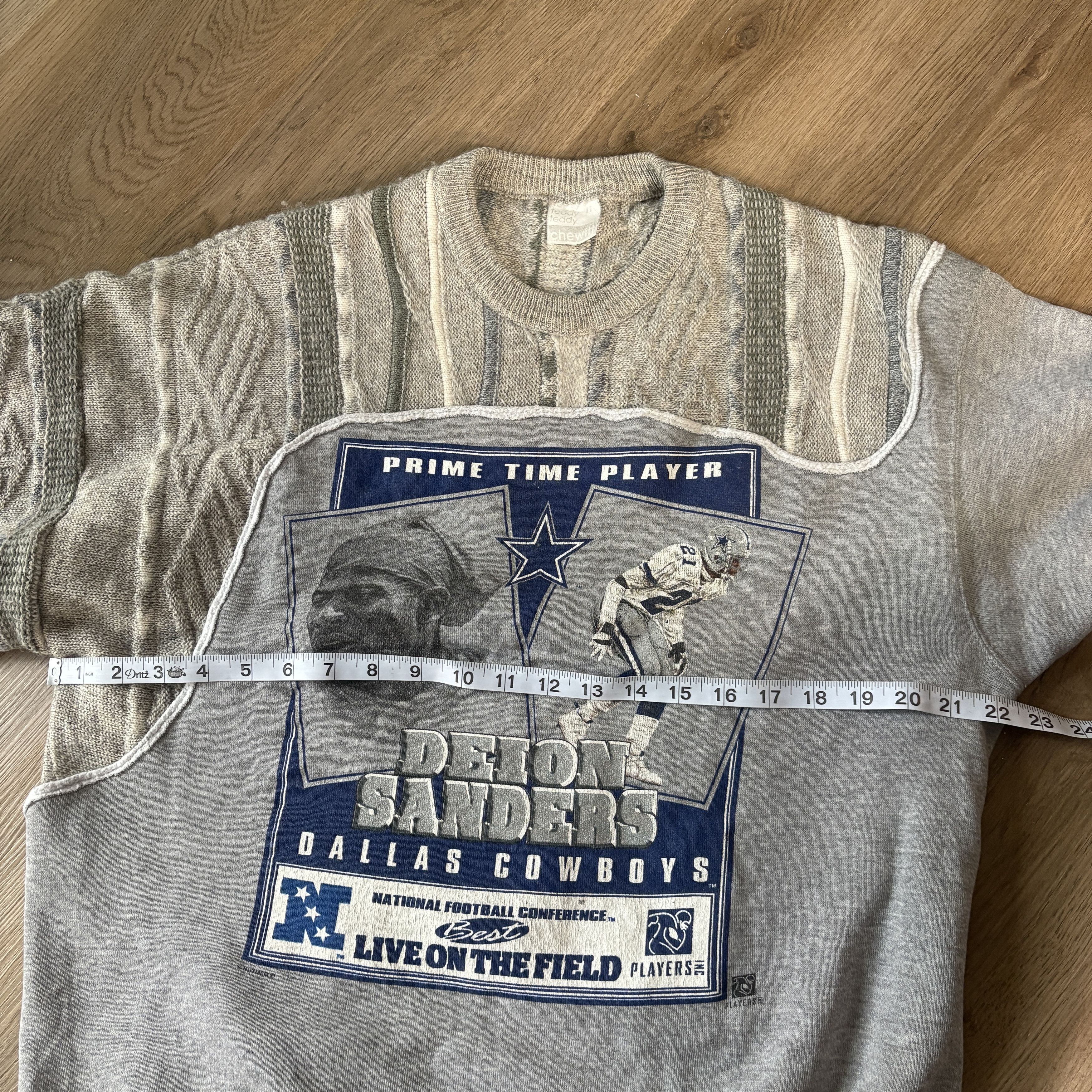 NFL Reworked vintage Dallas Cowboys Deion Sanders sweatshirt Size US M / EU 48-50 / 2 - 7 Thumbnail