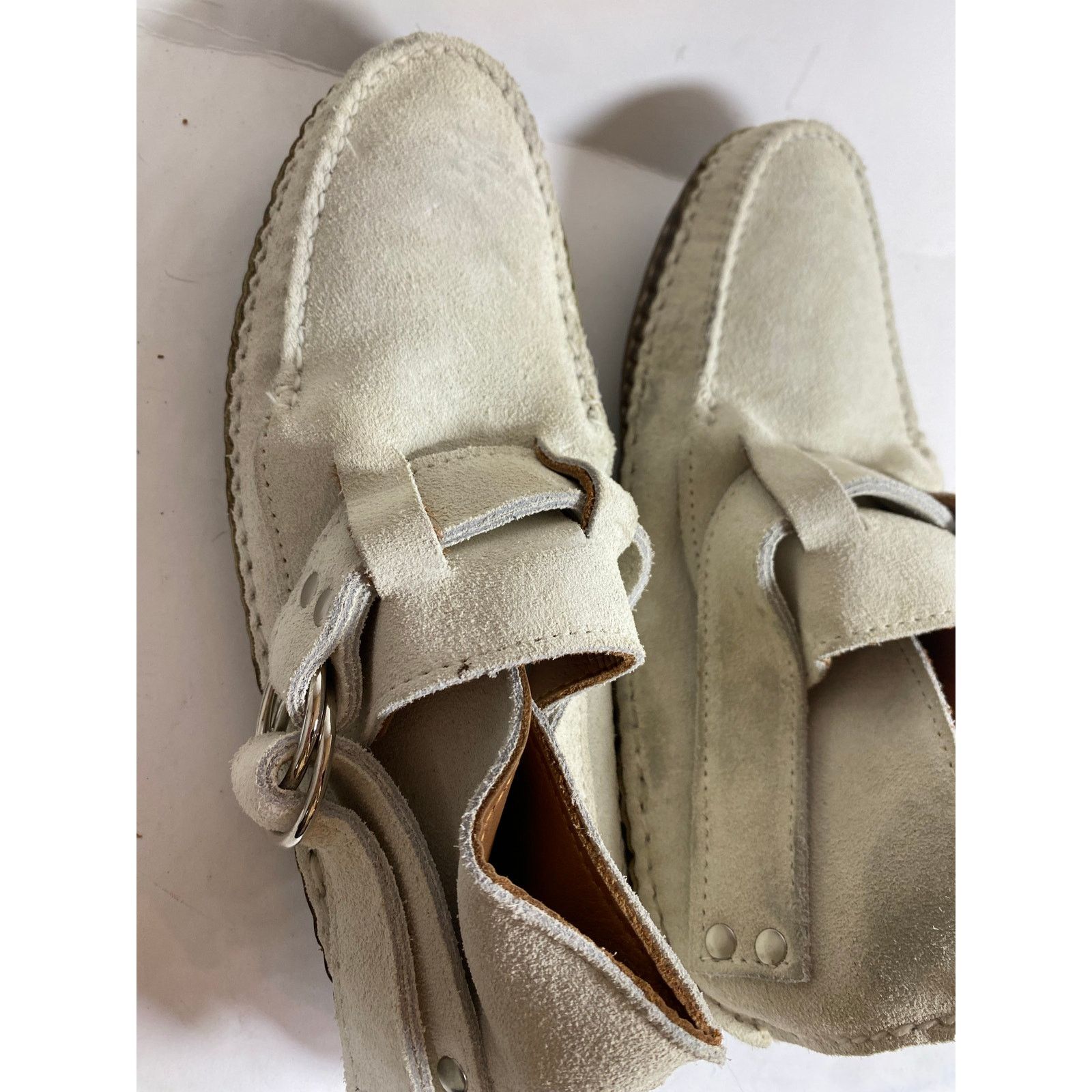 Quoddy Quoddy Suede Leather Boots White 9W Size US 9 / IT 39 - 3 Thumbnail
