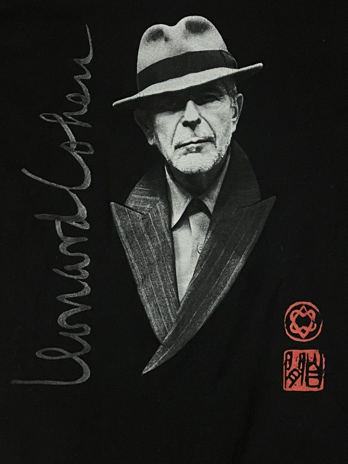 Other Vintage Leonard Cohen Tour T-Shirt - Medium Size US M / EU 48-50 / 2 - 2 Thumbnail
