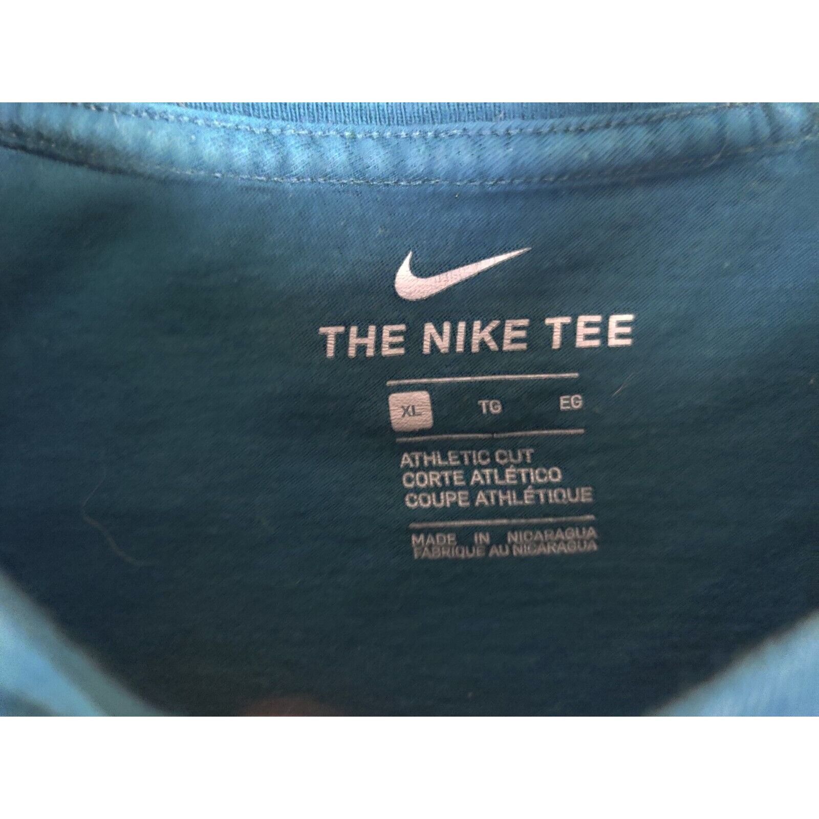 Nike Nike Shirt Adult Mens XL Blue RUN Spell Out Athletic Cut Size US XL / EU 56 / 4 - 6 Thumbnail