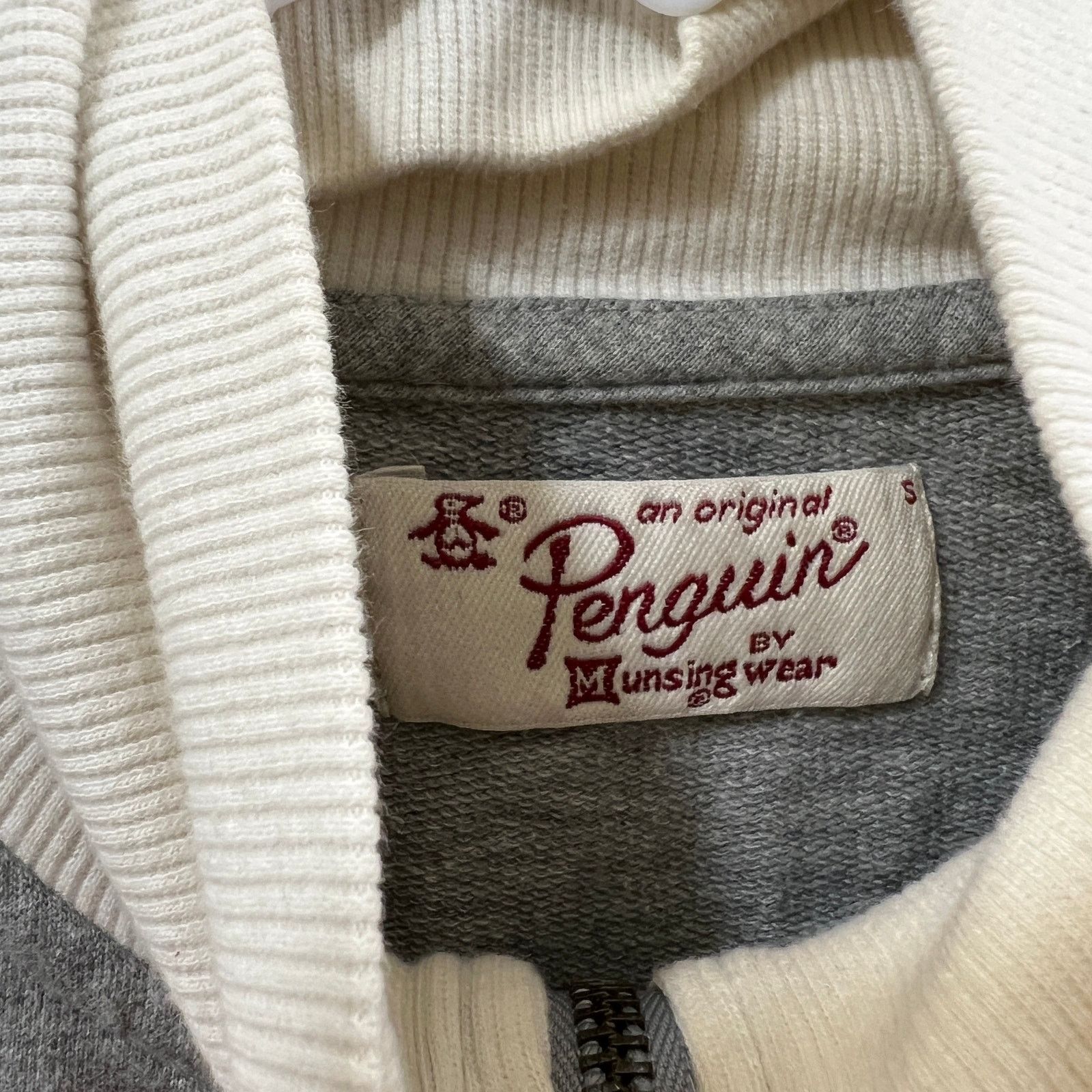Other Penguin Womens Small Jacket Gray Long Sleeve Full Zip Size S / US 4 / IT 40 - 3 Thumbnail