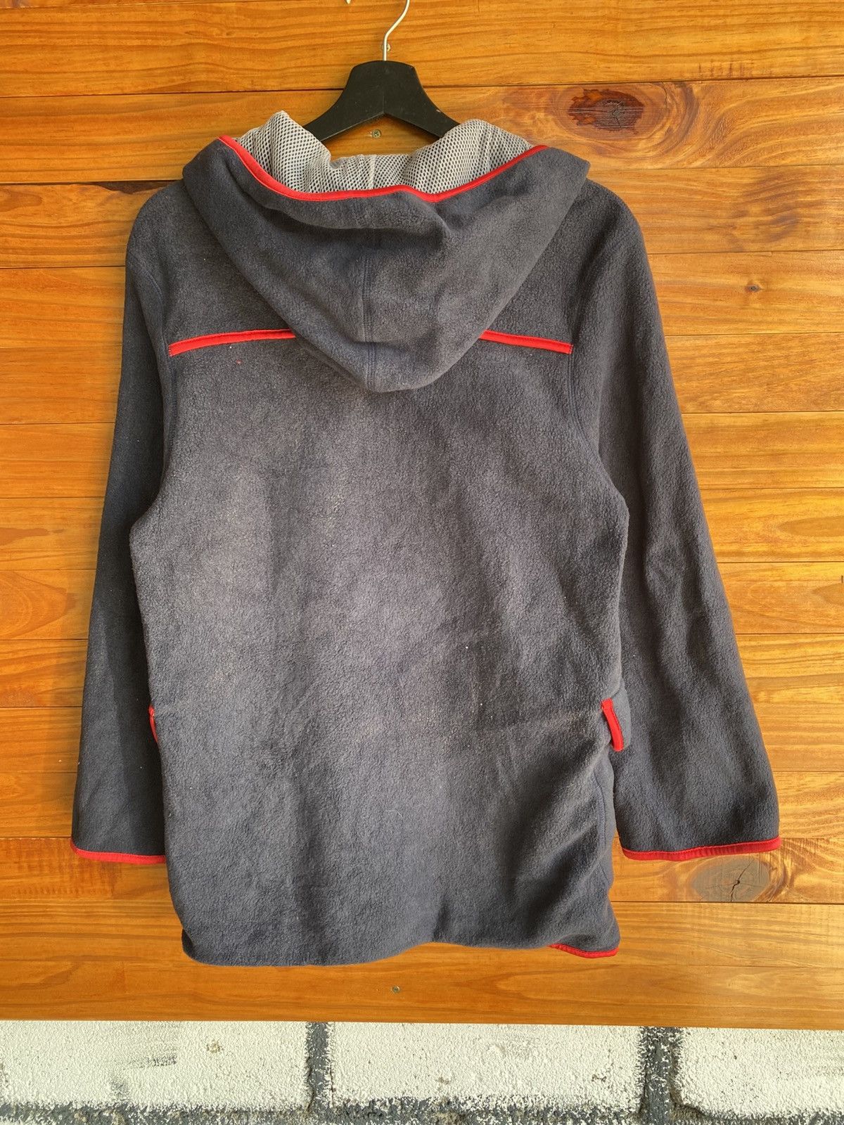 Chevignon Vintage 90s Chevignon Girls Fleece Jacket – Navy & Red Trim Size XS / US 0-2 / IT 36-38 - 9 Thumbnail