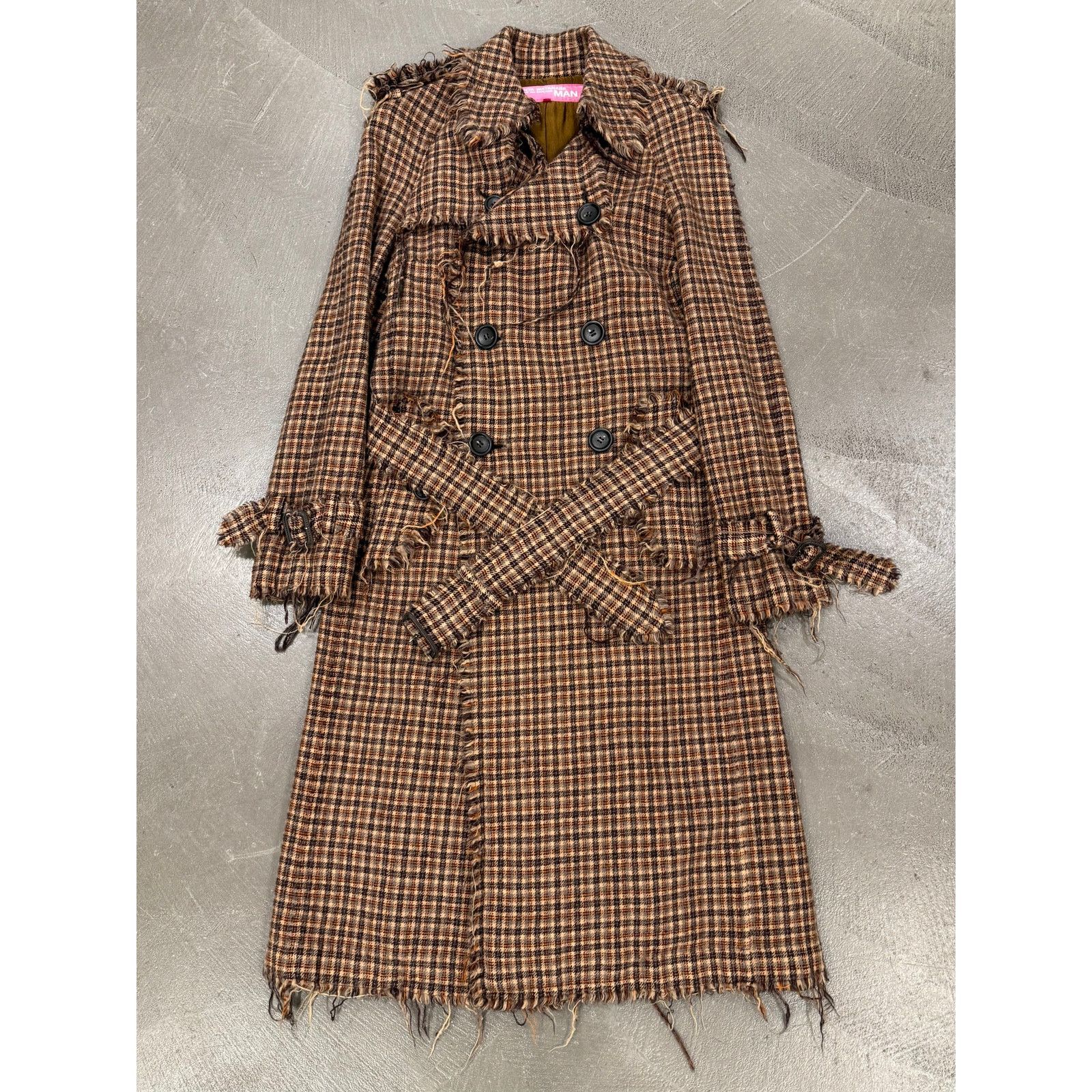 Junya Watanabe A/W2004 Junya Watanabe distressed tweed runway coat Size M / US 6-8 / IT 42-44 - 1 Thumbnail