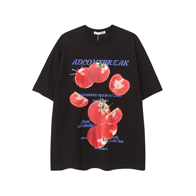 Japanese Brand Men's American Vintage Tomato-Print T-Shirt Size US M / EU 48-50 / 2 - 1 Thumbnail