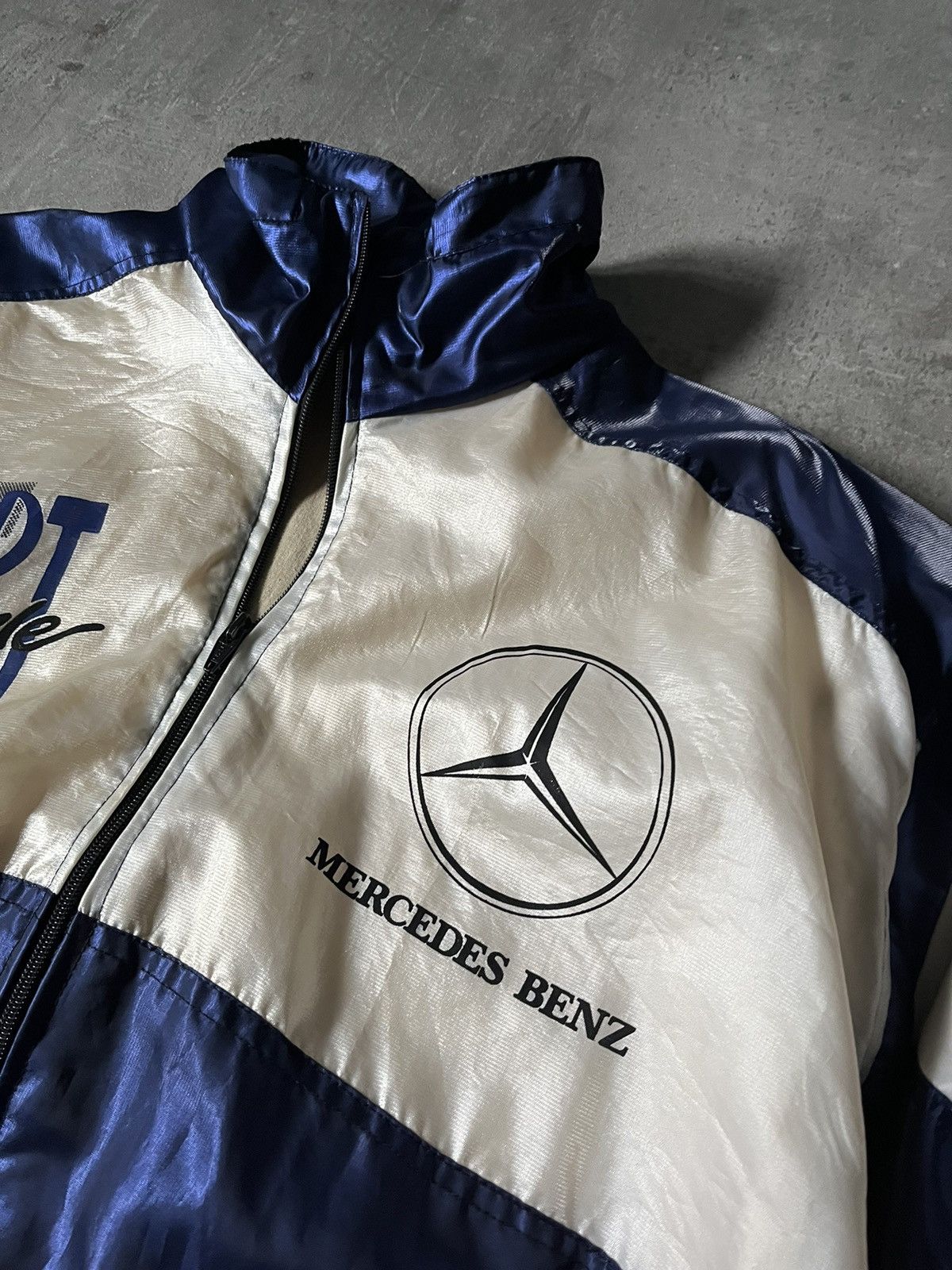 Mercedes-Benz Vintage Mercedes Benz jacket nylon 90s rare Size US XL / EU 56 / 4 - 5 Thumbnail