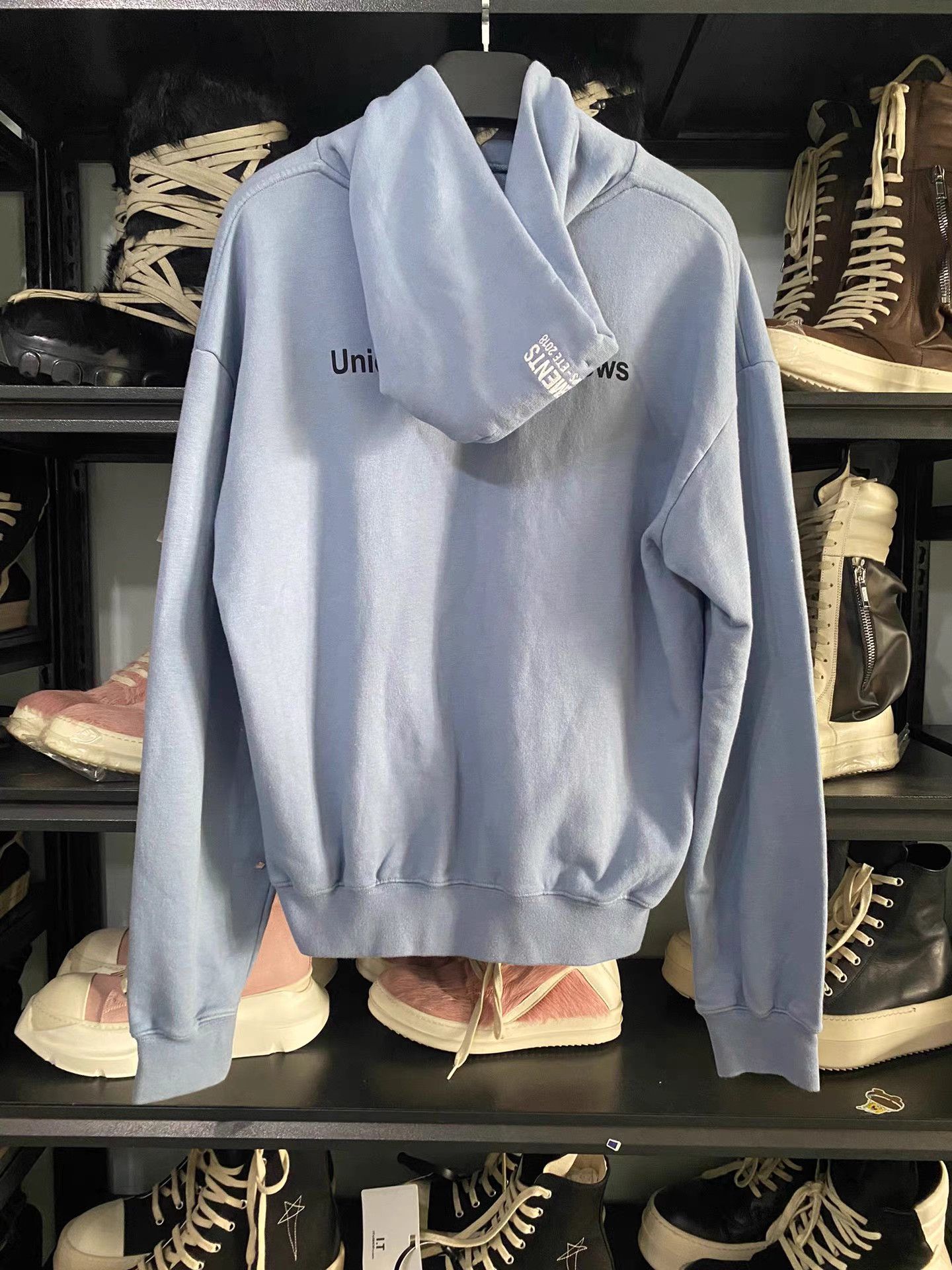 Vetements Vetements Blue Unicorn Hoodie Size US XS / EU 42 / 0 - 2 Thumbnail