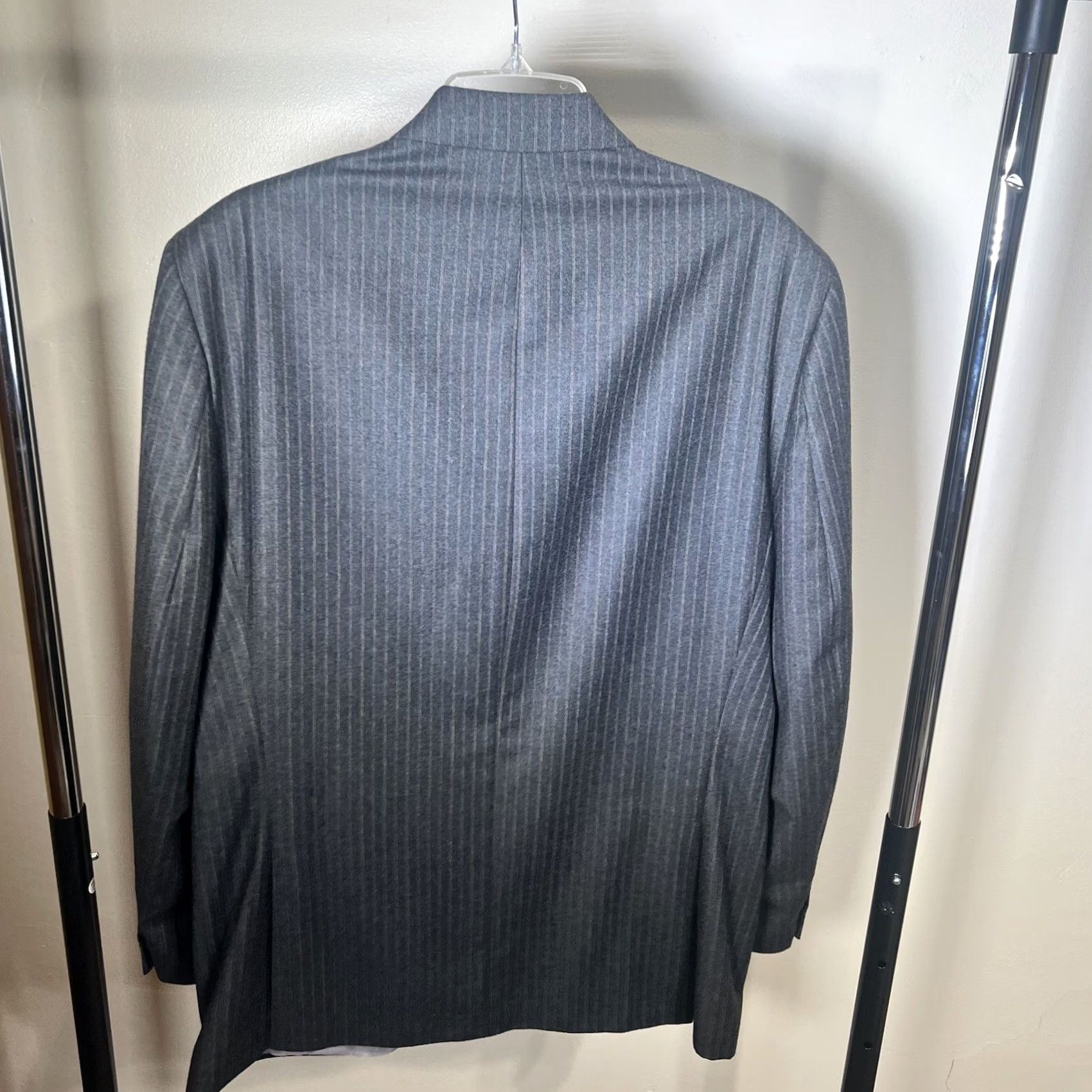 Michael Kors Michael Kors Blazer Mens 42R Wool 2 Piece Gray 42 Regular Mens Slip Size 42R - 3 Thumbnail