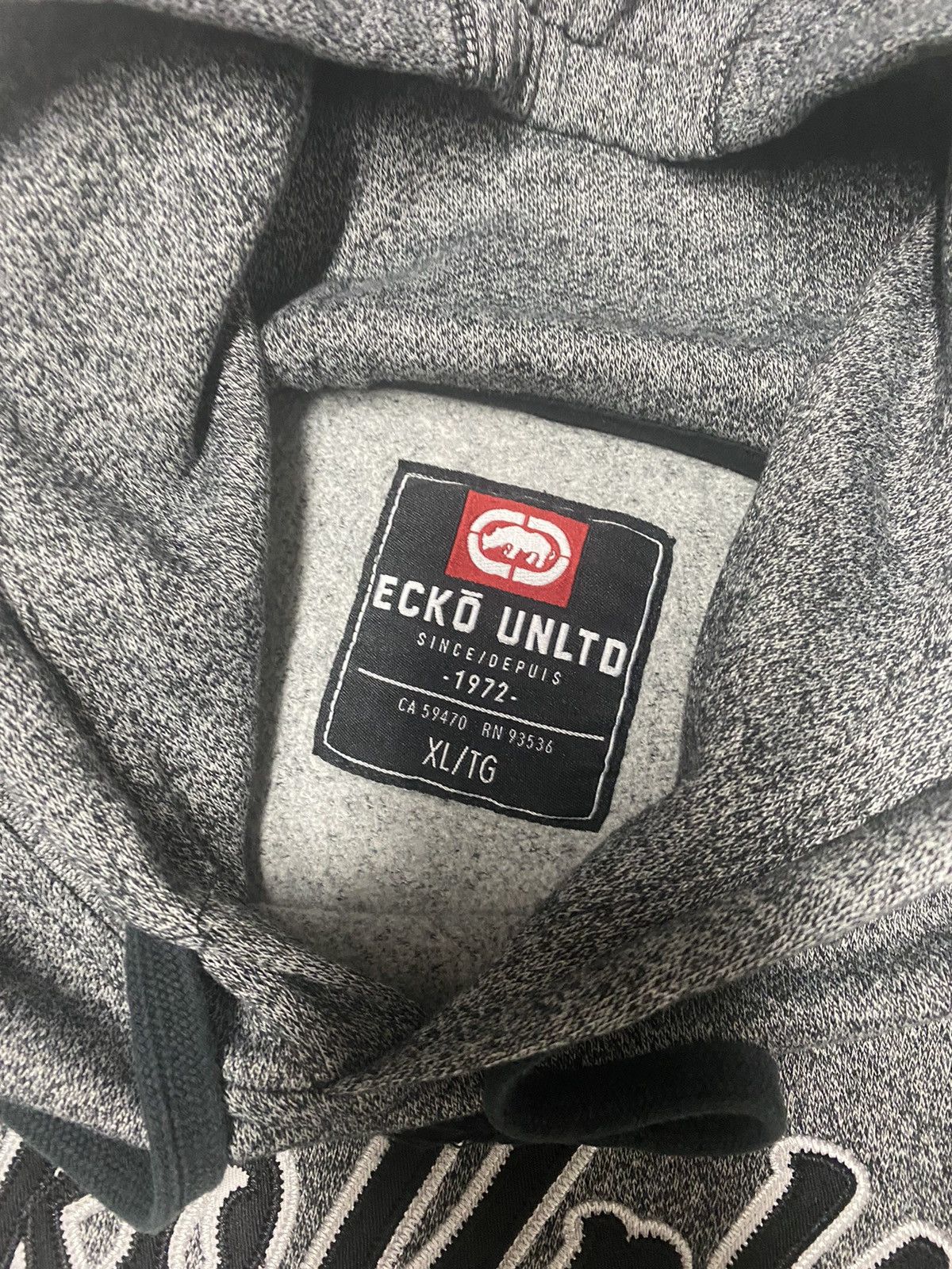 Affliction × Ecko Unltd. × Vintage Vintage Y2K 2000’s Crazy Ecko Untld Spellout Hoodie XL Size US XL / EU 56 / 4 - 3 Thumbnail