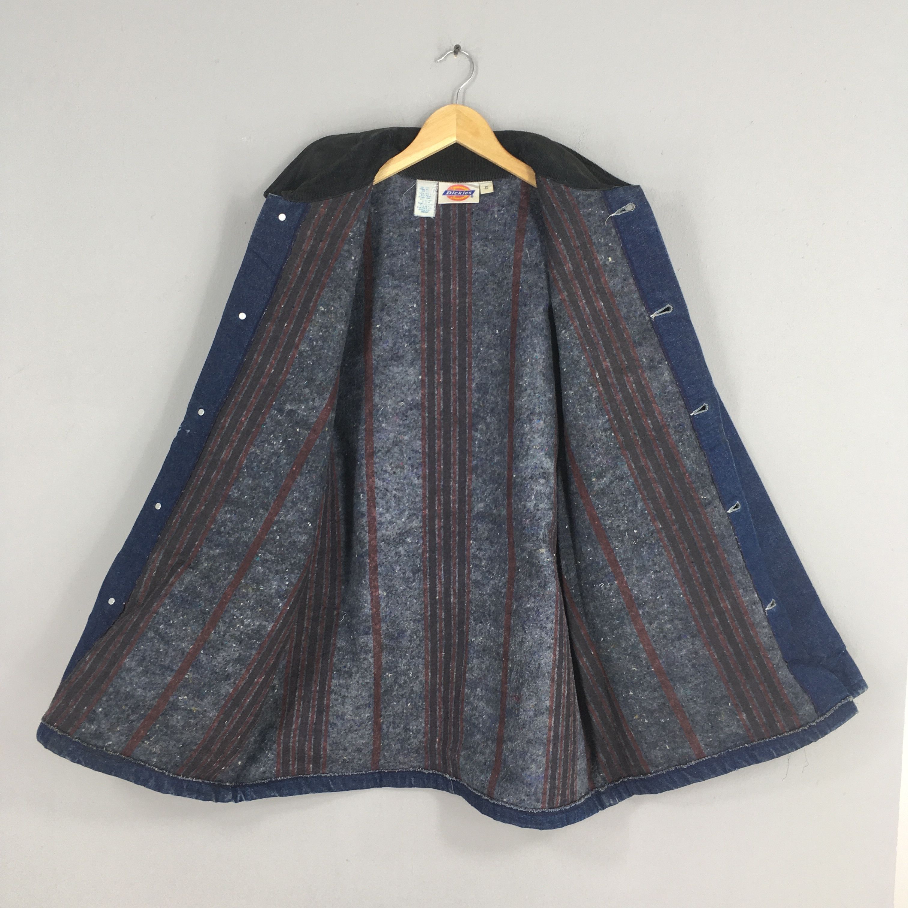 Dickies Vintage 1990's Dickies Blanket Blue Denim Jacket Large Size US L / EU 52-54 / 3 - 7 Thumbnail