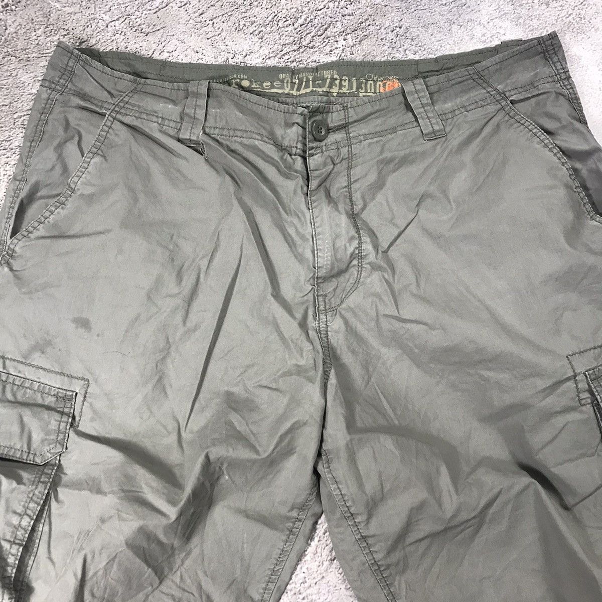 Vintage Vintage 90s Baggy Cargo Pants Parachute Flared Streetwear 30 Size 30" / US 8 / IT 44 - 3 Thumbnail