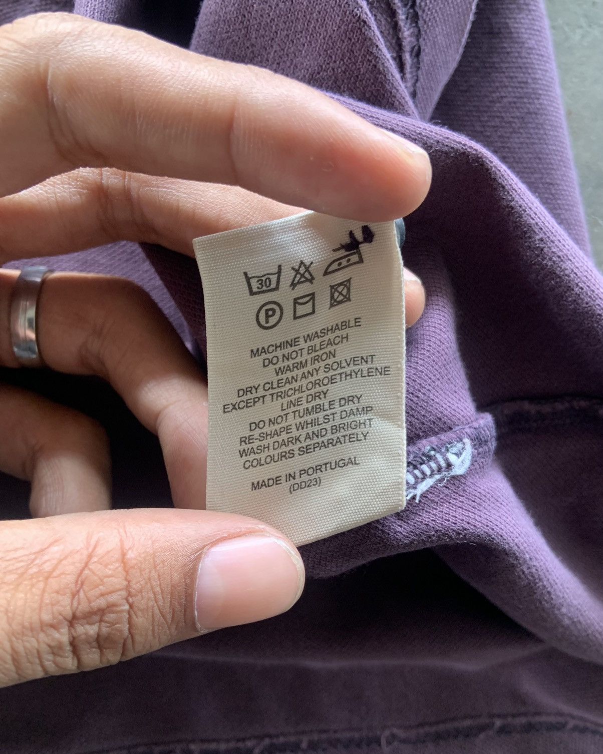 Burberry 1990s Burbeey London Faded Purple Size US L / EU 52-54 / 3 - 6 Thumbnail