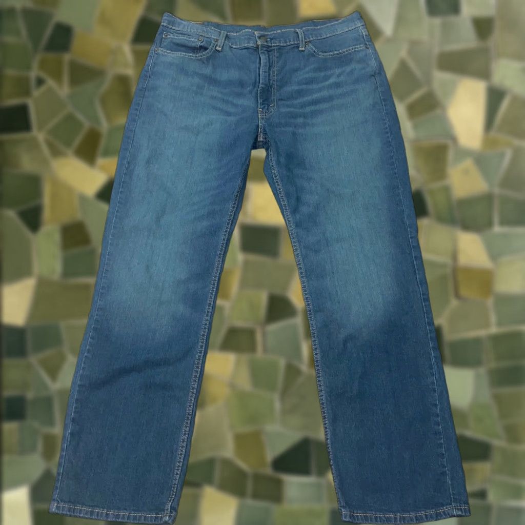 Levi's Levis Jeans 514 Mens Blue 39x31 Straight Stretch Size US 39 - 1 Thumbnail
