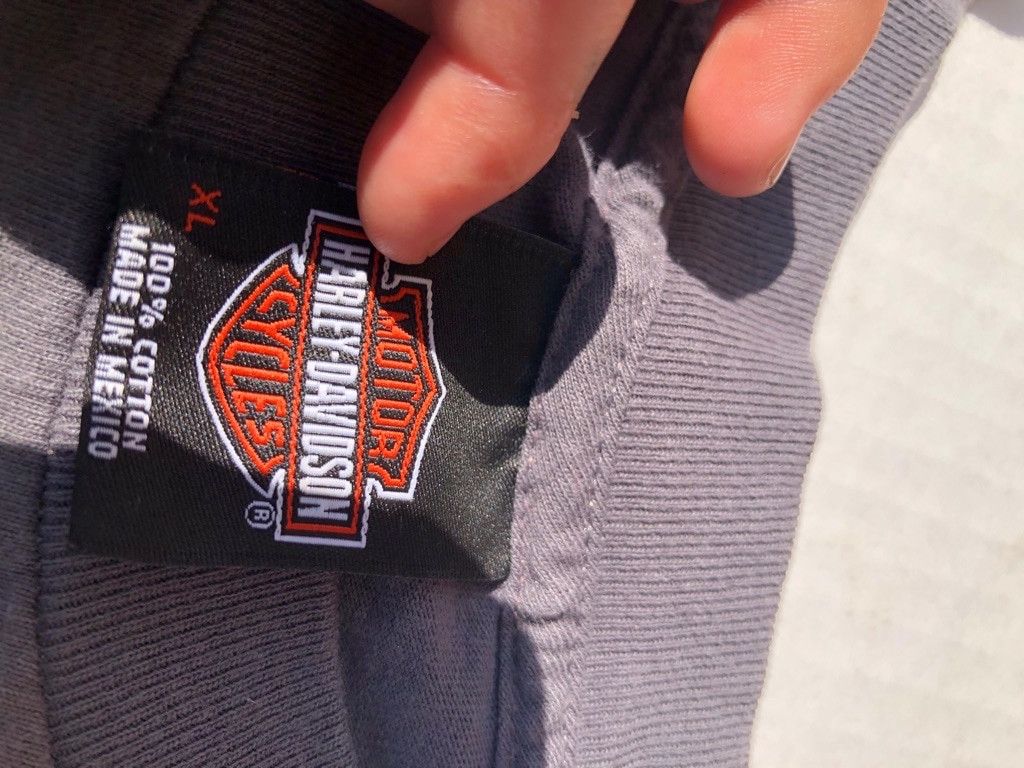 Harley Davidson Harley-Davidson T-Shirt XL Gray Blue Size US XL / EU 56 / 4 - 2 Thumbnail