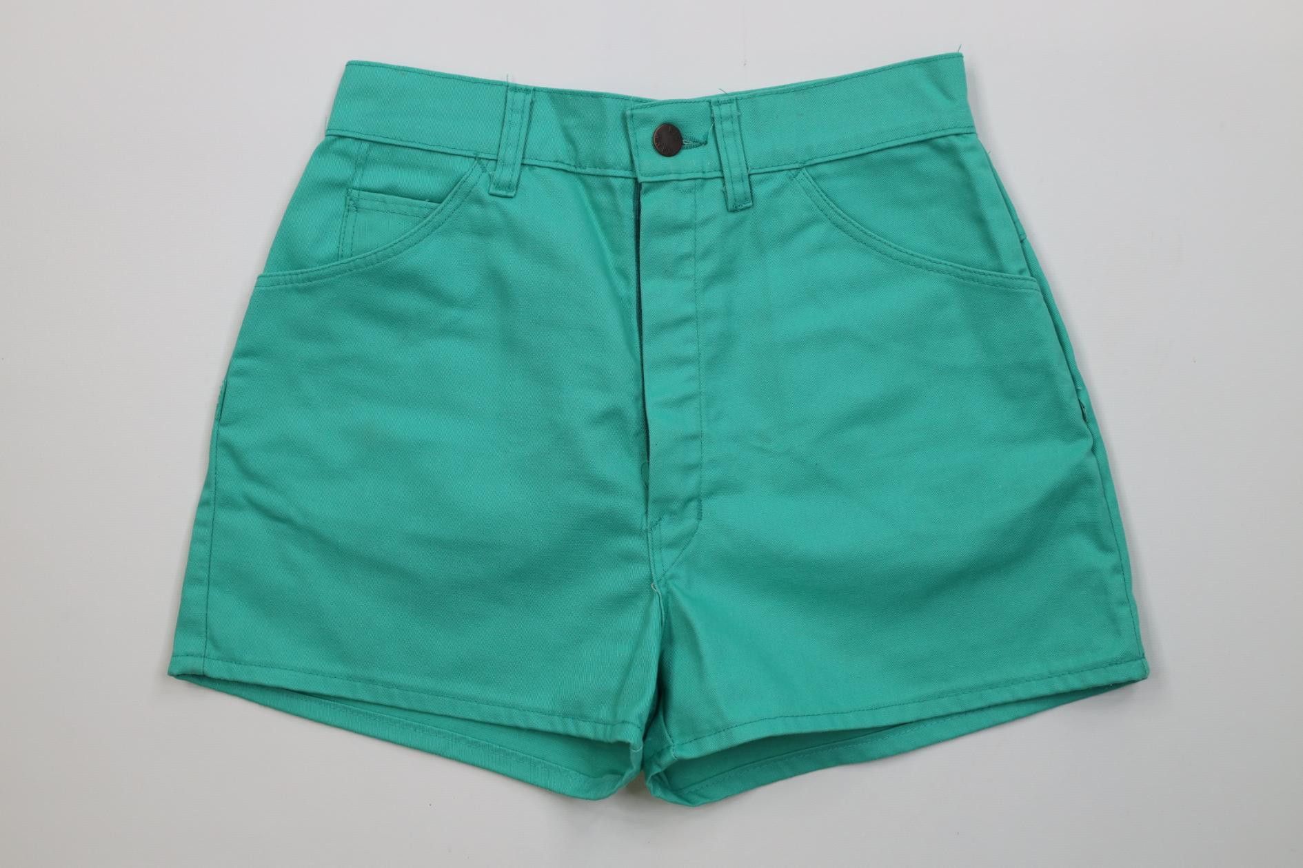 Vintage AS IS Vintage 70s Sanforized Cotton Workwear Shorts USA Size 26" / US 2 / IT 38 - 1 Thumbnail
