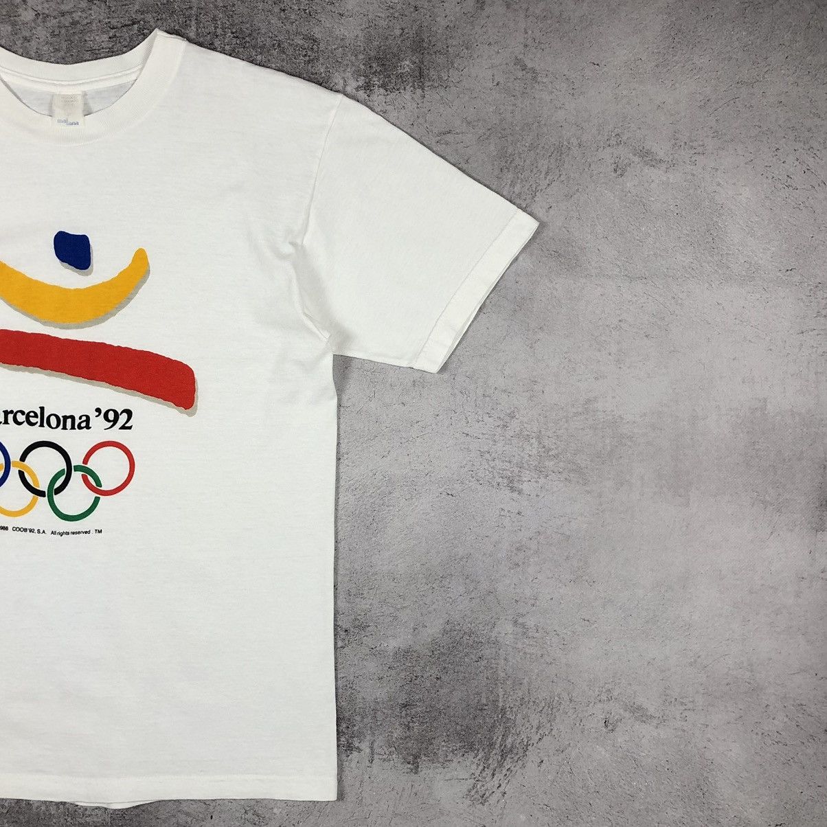 Vintage 1992 Barcelona Summer Olympics Game Tee Size US L / EU 52-54 / 3 - 6 Thumbnail