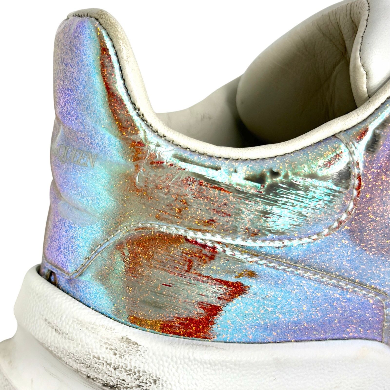 Alexander McQueen Alexander McQueen Holographic Sneakers Size US 7.5 / IT 37.5 - 11 Thumbnail