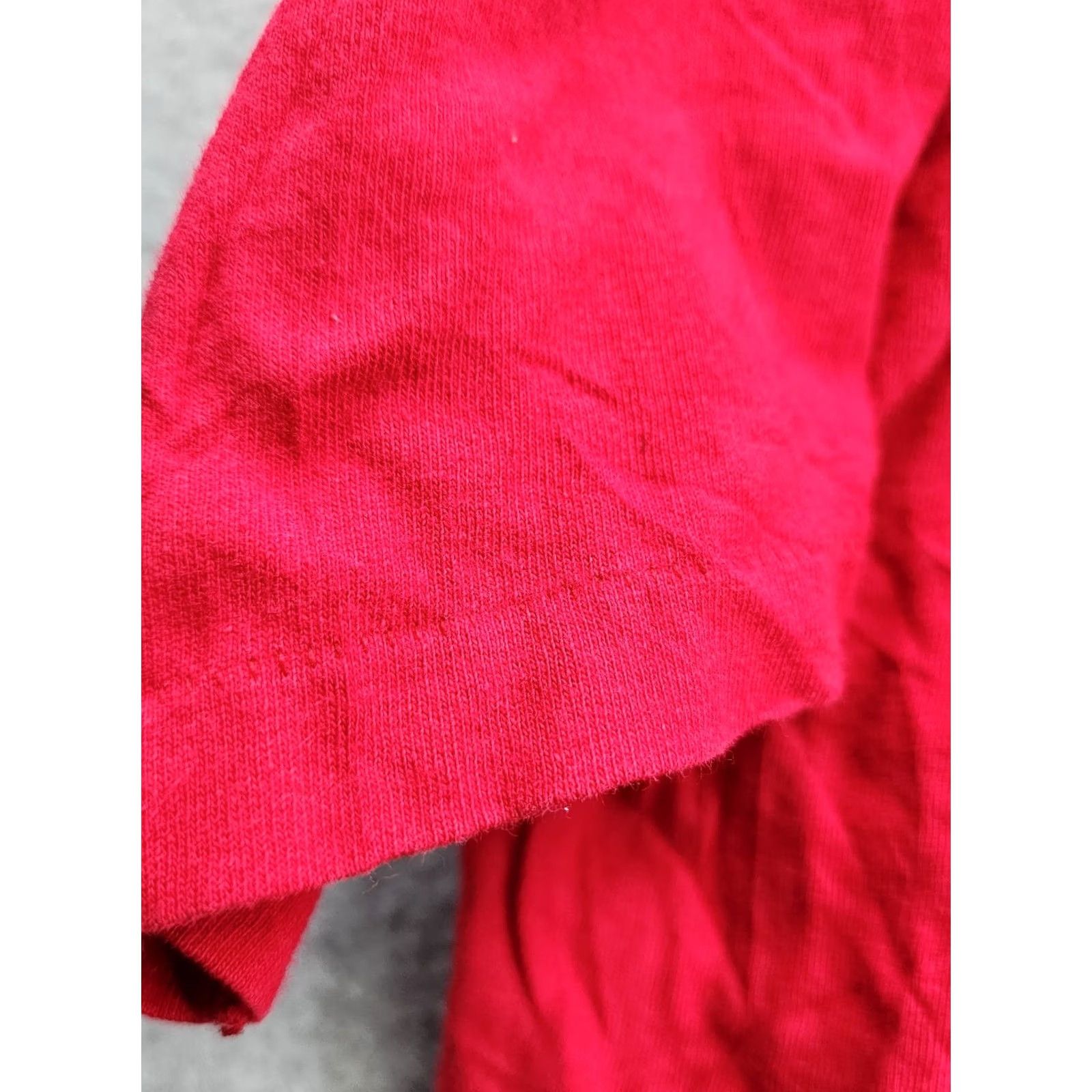 Hanes VINTAGE Hanes Her Way Red Shirt XL Womens USA Single Stitch Made In USA T-Shirt Stitch Blank Shirt Size XL / US 12-14 / IT 48-50 - 2 Thumbnail