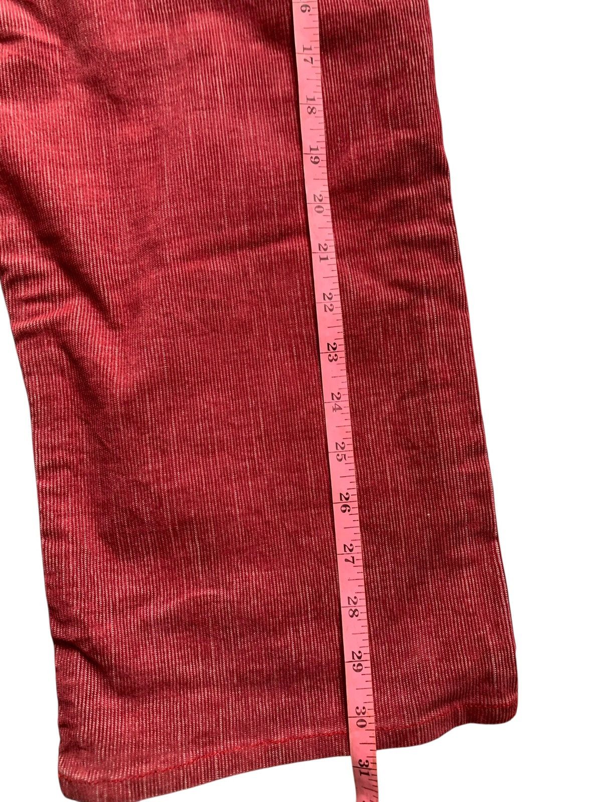 Japanese Brand Red Corduroy Beams Jorts 1/4 Shorts pants Japanesse brand Size US 32 / EU 48 - 10 Thumbnail