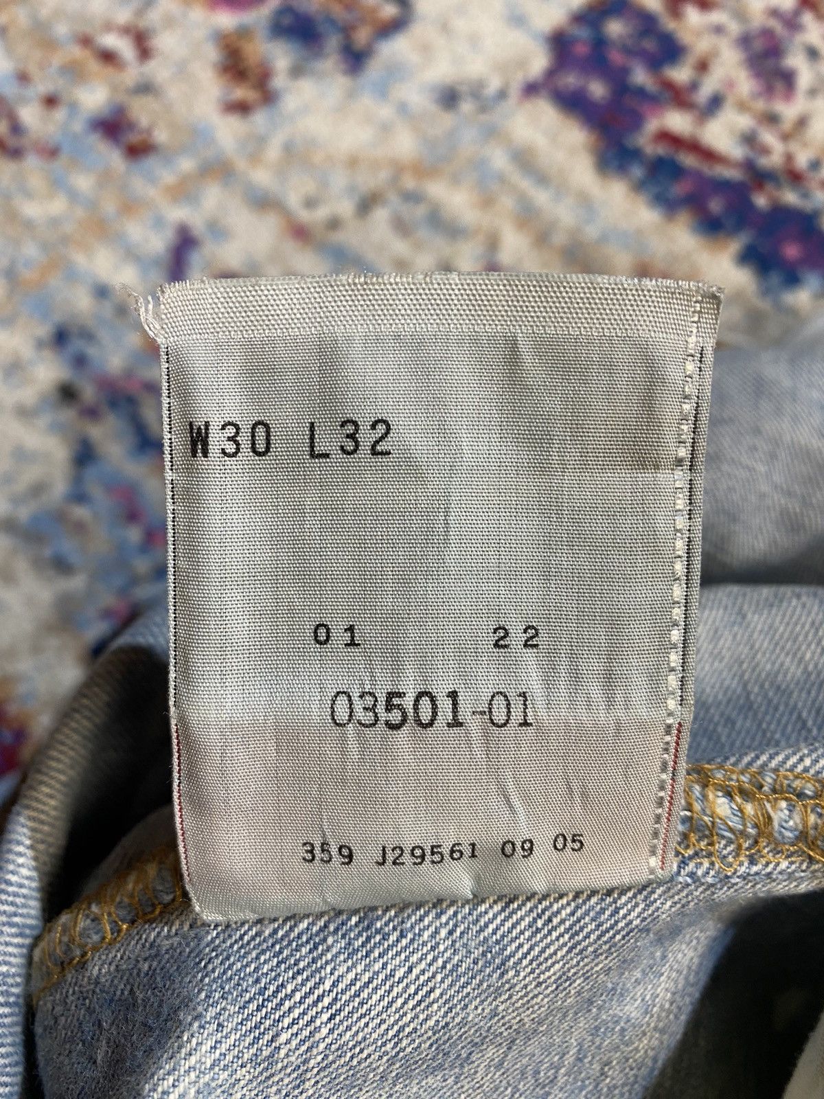 Levi's × Vintage Distressed Washed Blue Rindem Japan 501 Levis 30x32 Size US 32 / EU 48 - 22 Thumbnail