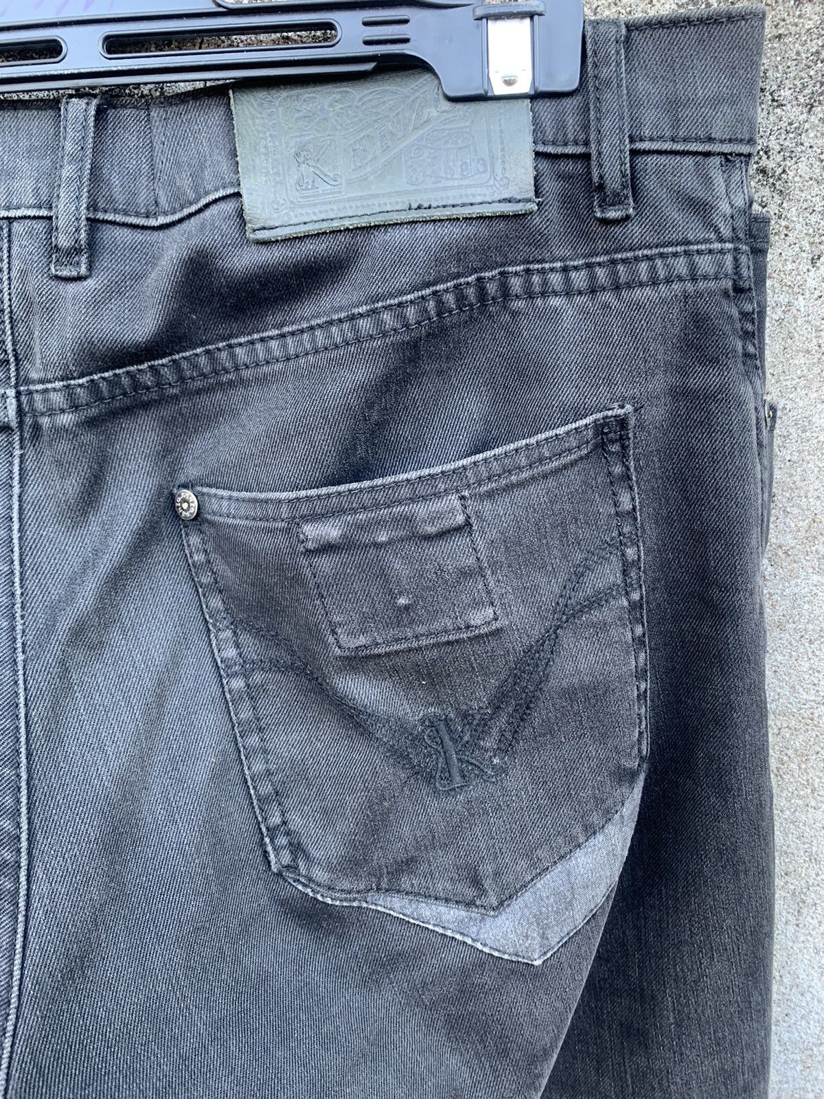 Designer × Japanese Brand × Kenzo Kenzo Patchwork Denim Nice Design Size US 33 - 9 Thumbnail