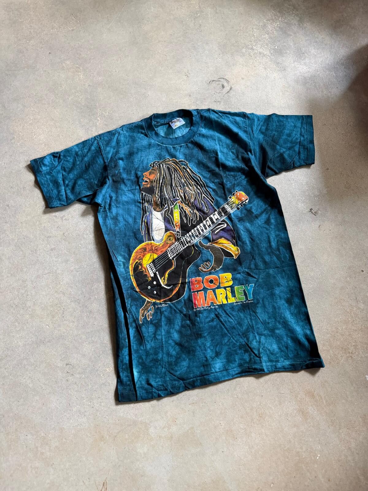 Other VTG 1995 Bob Marley Music Tye Dye Tee Sz L Size US L / EU 52-54 / 3 - 2 Thumbnail