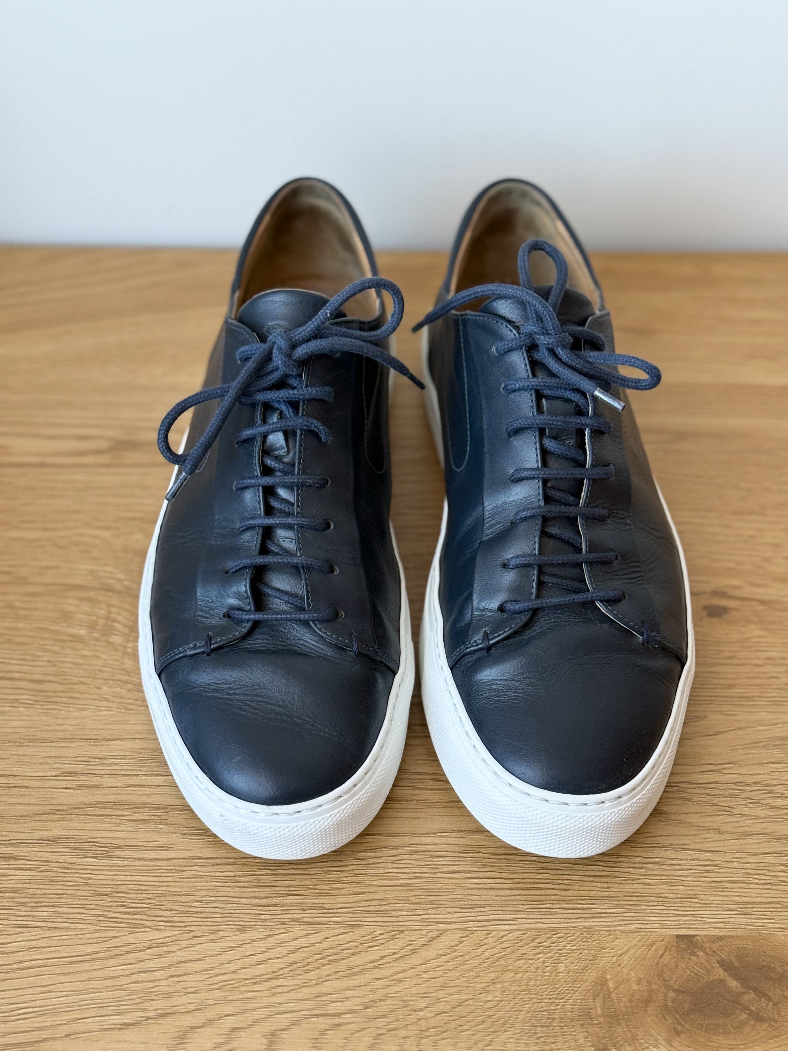 Oliver Sweeney Sirolo Leather Sneakers Made In Italy Us 11 in Blue, Men's — image 6 of 6