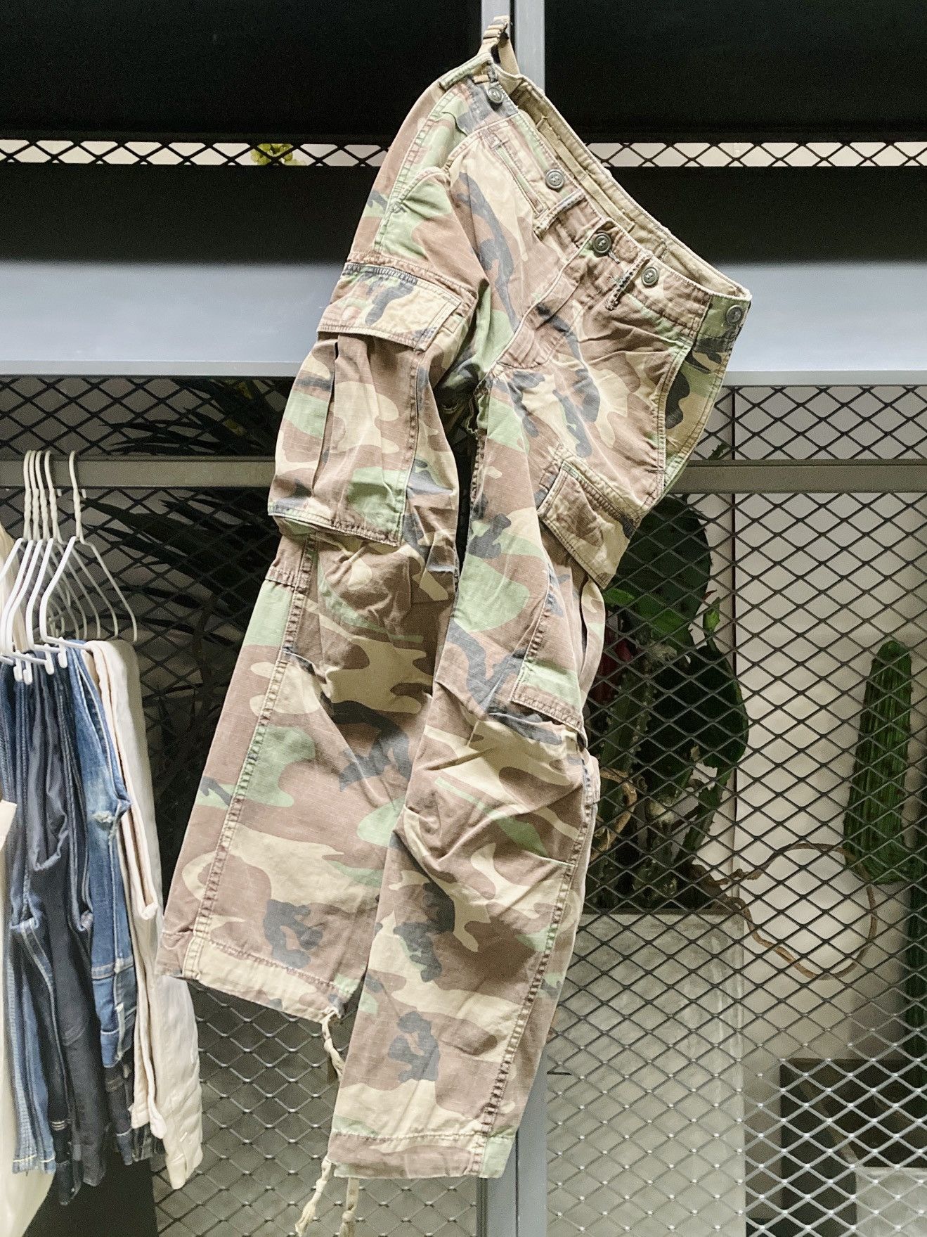 RRL Ralph Lauren Kanye’s Piece: Ralph Lauren RRL Camouflage Cargo Pants Size US 28 / EU 44 - 3 Thumbnail