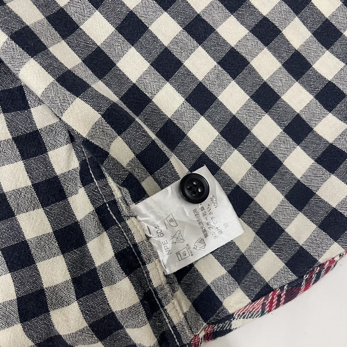 Japanese Brand × Kansai Yamamoto Kansai Jeans Kansai Yamamoto Flannel Checkered Shirt Size US L / EU 52-54 / 3 - 4 Thumbnail
