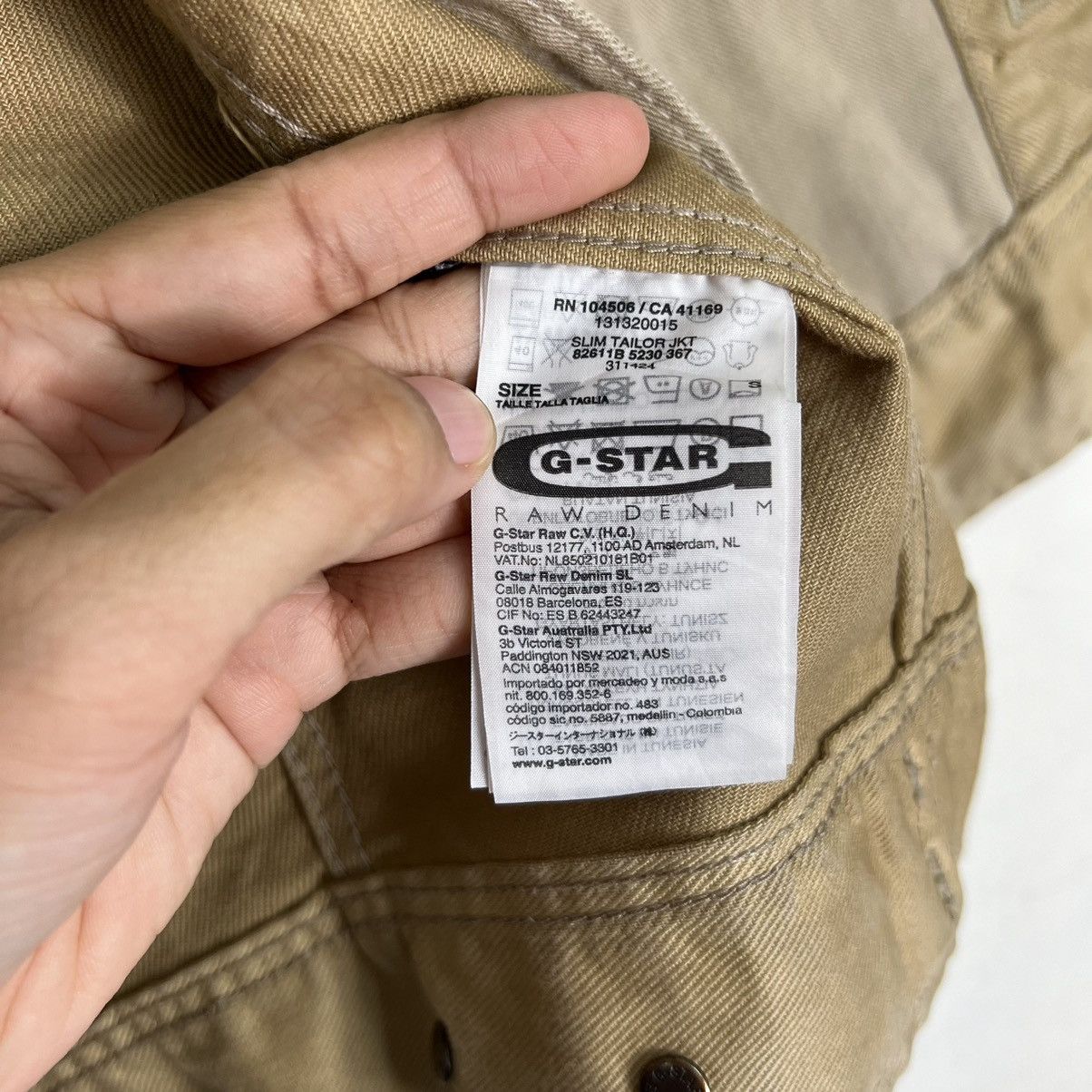 Aitor Throup 💥 G STAR RAW MOLESKIN TRUCKER JACKET Size US S / EU 44-46 / 1 - 15 Thumbnail
