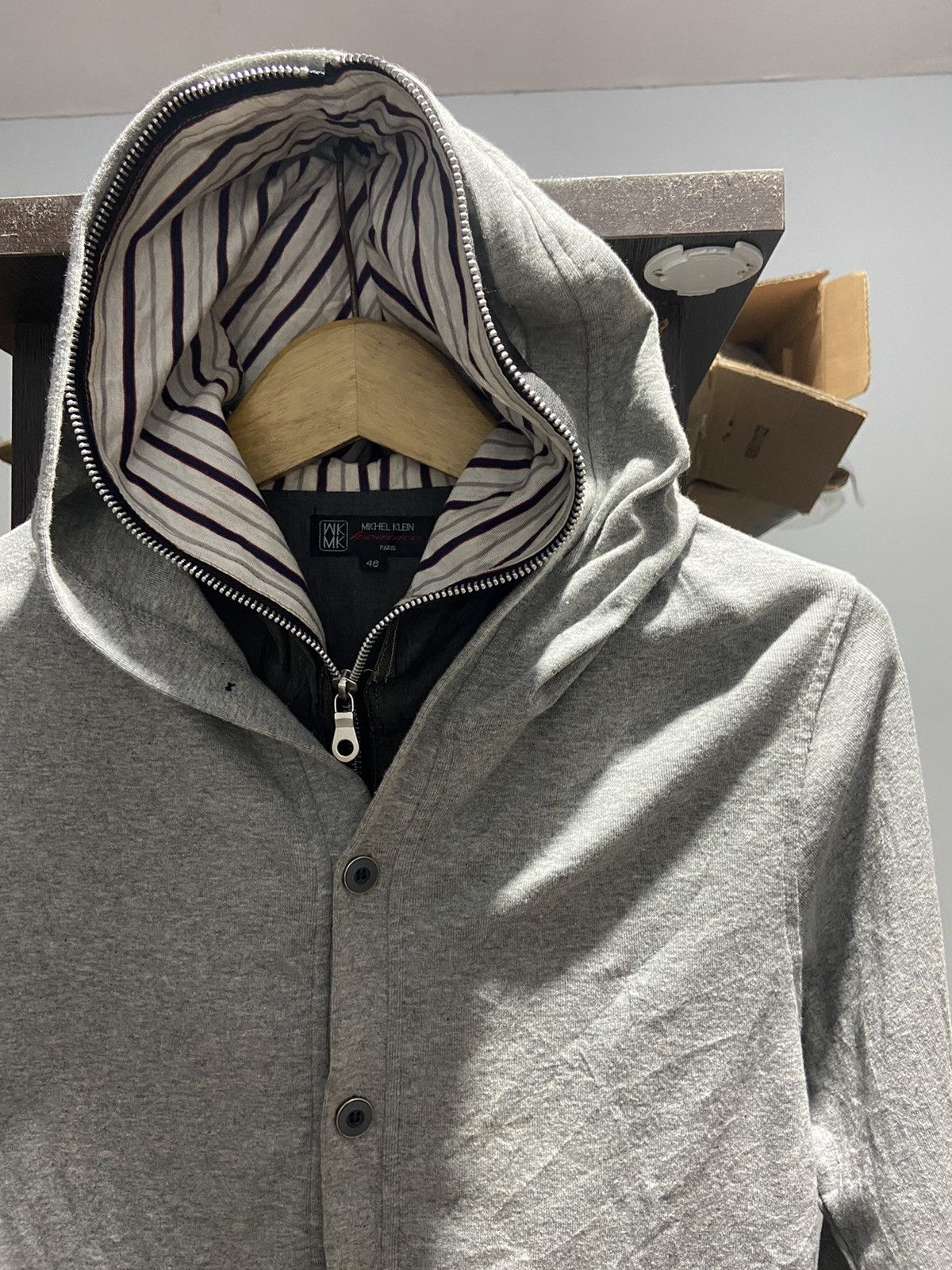 If Six Was Nine Michel Klein Homme Double Layers hoodie lgb style Size US S / EU 44-46 / 1 - 6 Thumbnail