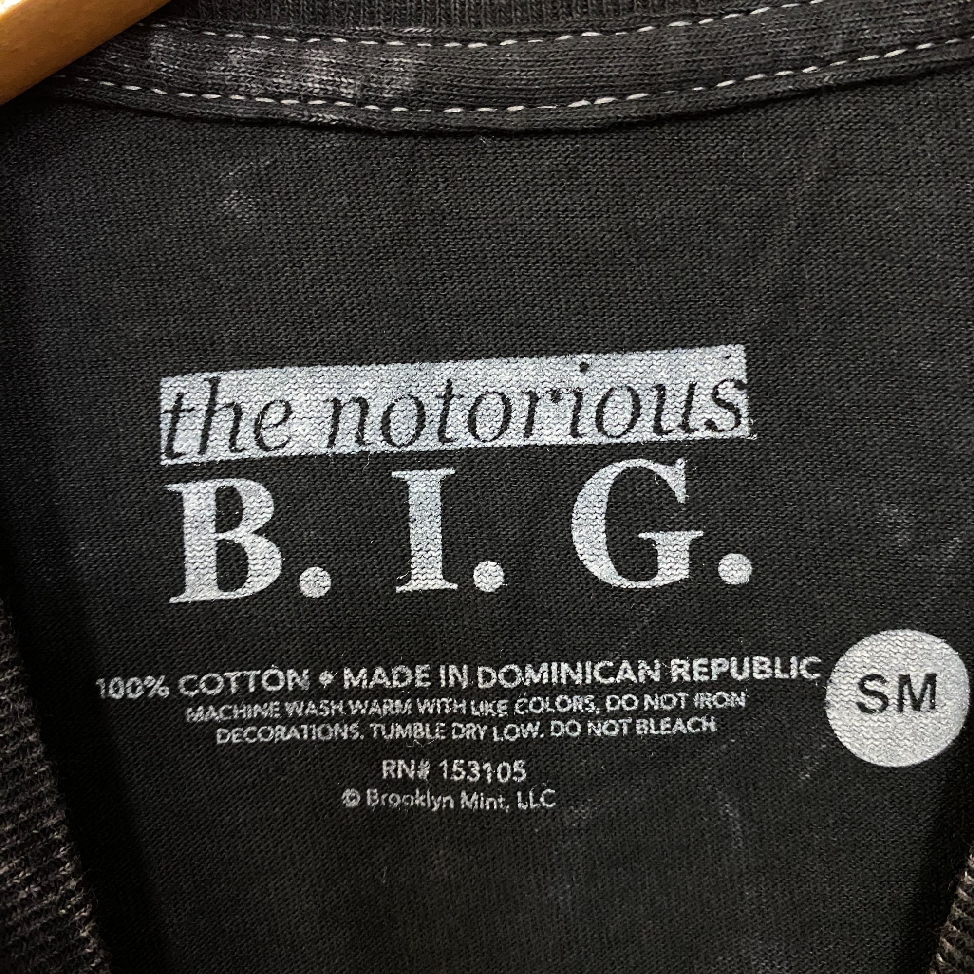Other Biggie Smalls Crown King of New York Graphic Mineral Wash T- Size US S / EU 44-46 / 1 - 5 Thumbnail