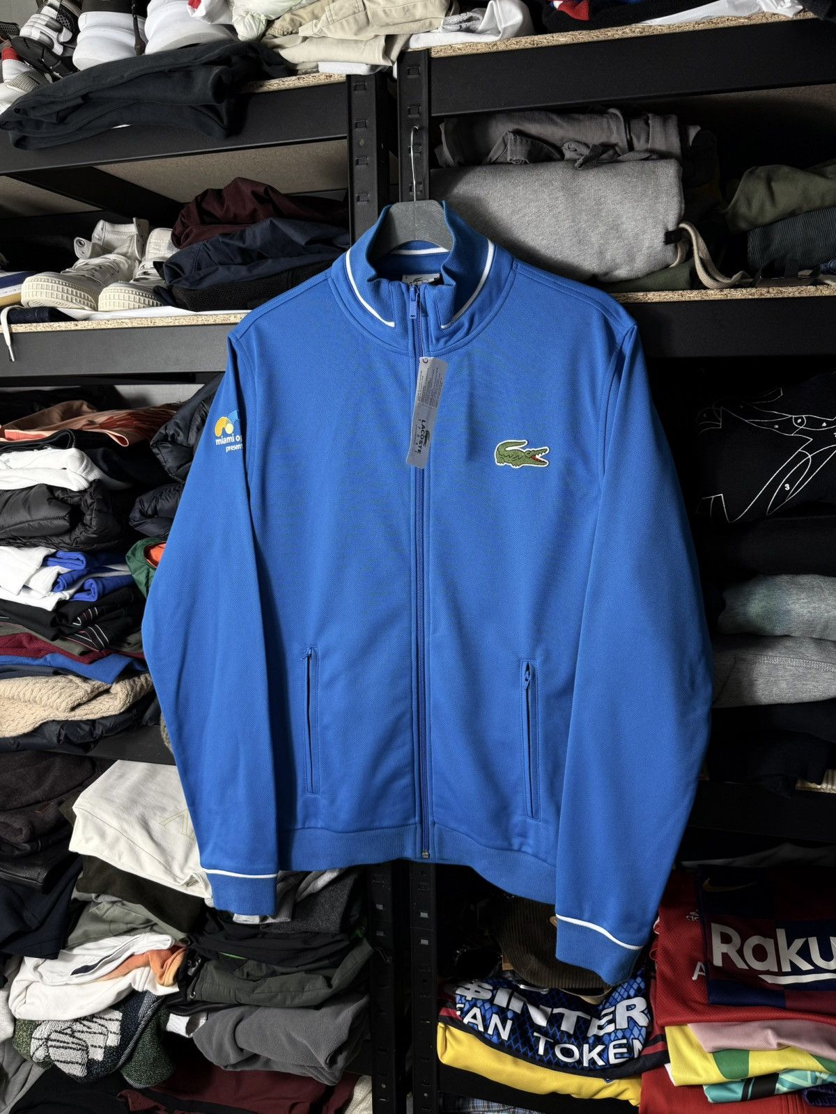 Lacoste NWT Lacoste Sport Miami Open Track Jacket Full Zip Tennis Size US S / EU 44-46 / 1 - 1 Thumbnail