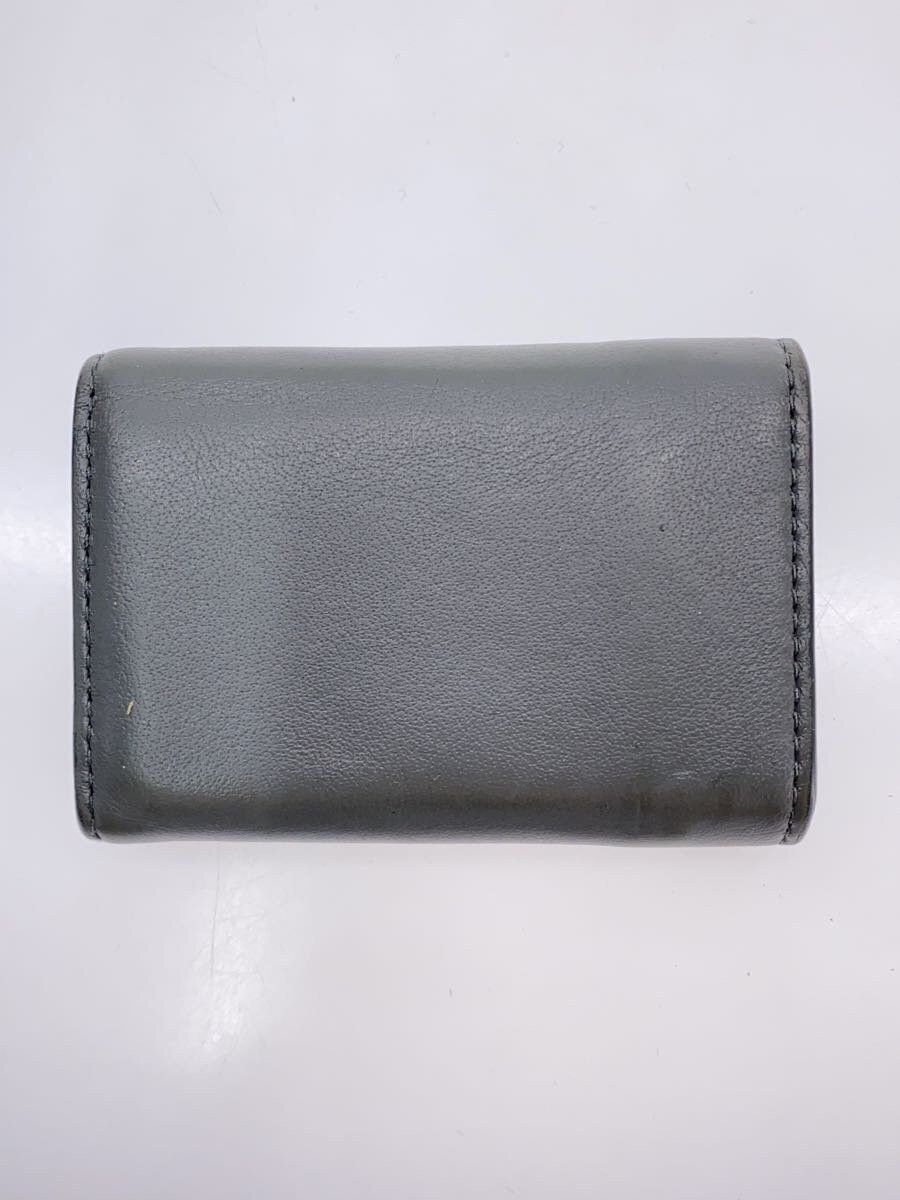 Balenciaga Balenciaga Leather Tri-Fold Wallet Grey Size ONE SIZE - 2 Thumbnail