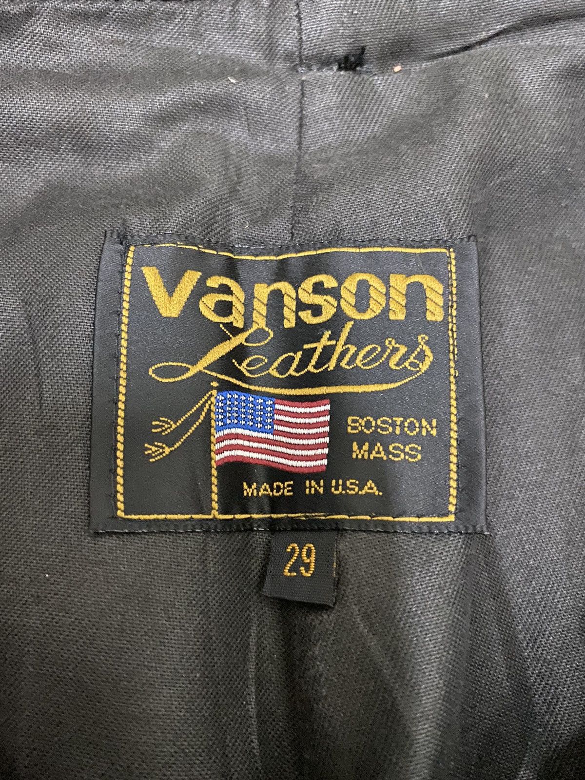 If Six Was Nine × Sports Specialties × Vanson Leathers Vintage Vanson Leathers Bikers Pants (C3) Size US 29 - 6 Thumbnail