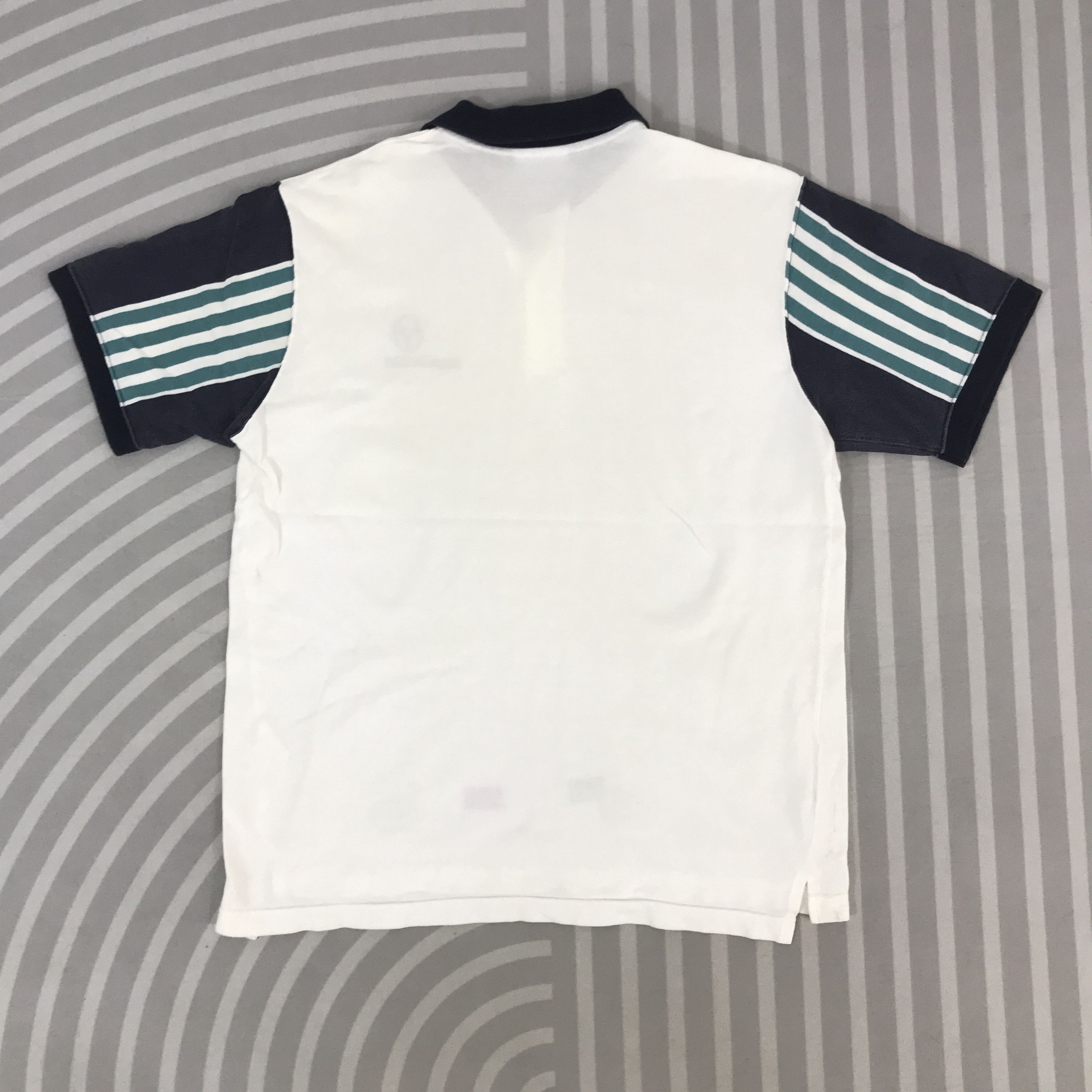Sergio Tacchini Vintage Sergio Tacchini Polo design Shirt Size US L / EU 52-54 / 3 - 3 Thumbnail