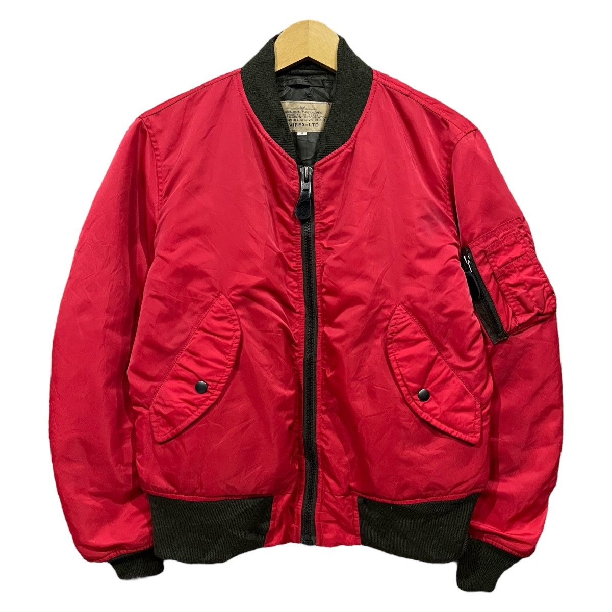 Avirex Avirex MA-1 Military Bomber Flight Jacket Red Size US M / EU 48-50 / 2 - 1 Thumbnail