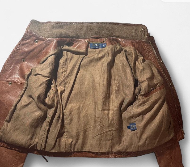 Ralph Lauren Vintage Ralph Lauren Genuine Leather Jacket Size M / US 6-8 / IT 42-44 - 10 Thumbnail