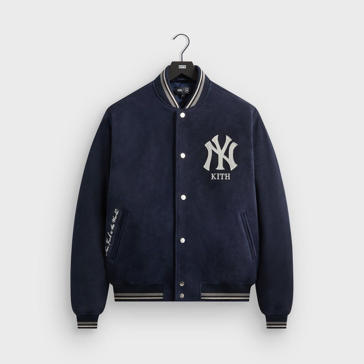Kith × New York Yankees Kith for the NY Yankees Suede Porter Bomber Jacket Sz Medium Size US M / EU 48-50 / 2 - 1 Thumbnail
