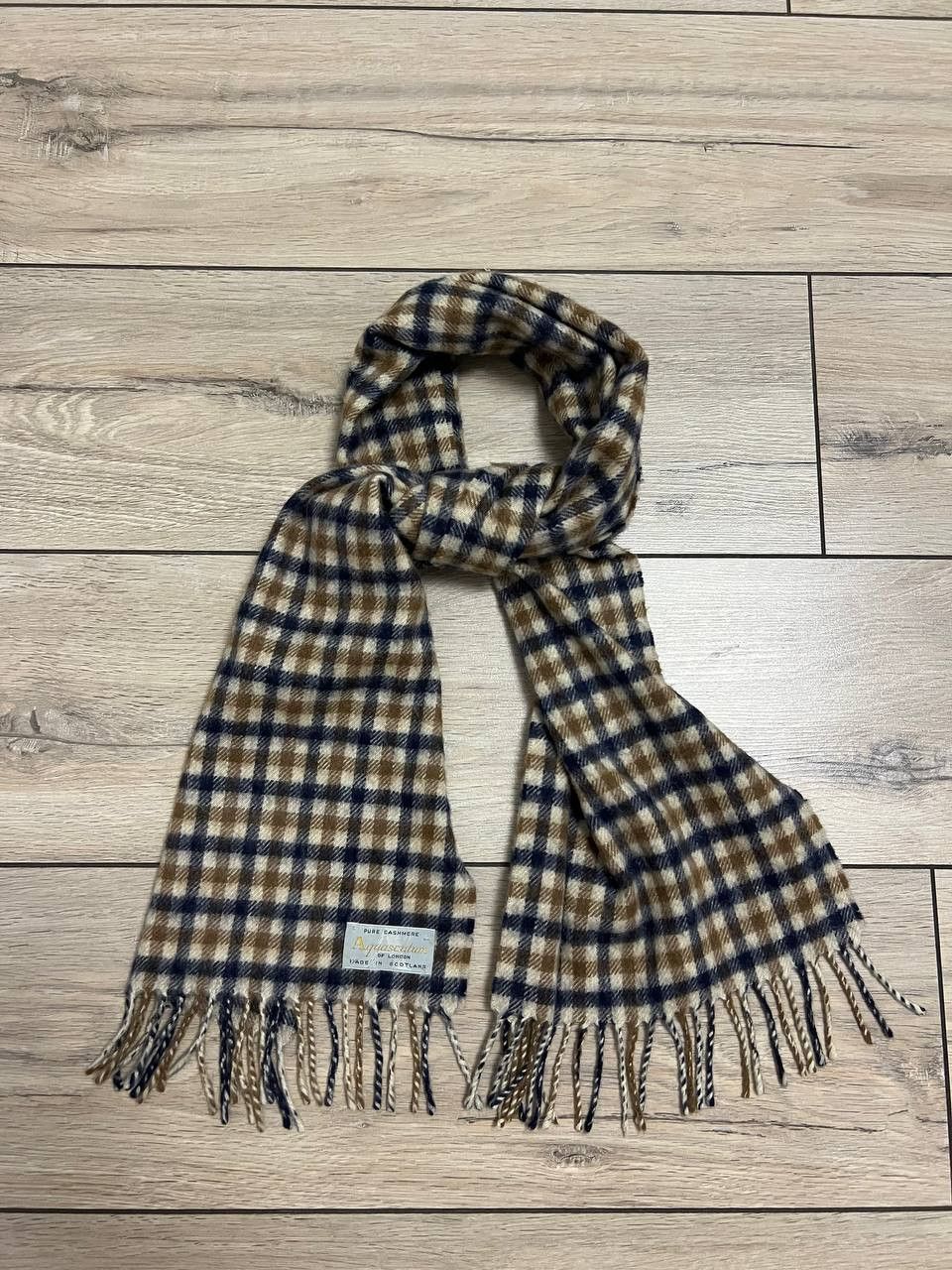 Aquascutum Aquascutum cashmere scarf Check Plaid 143x29cm Size ONE SIZE - 5 Thumbnail