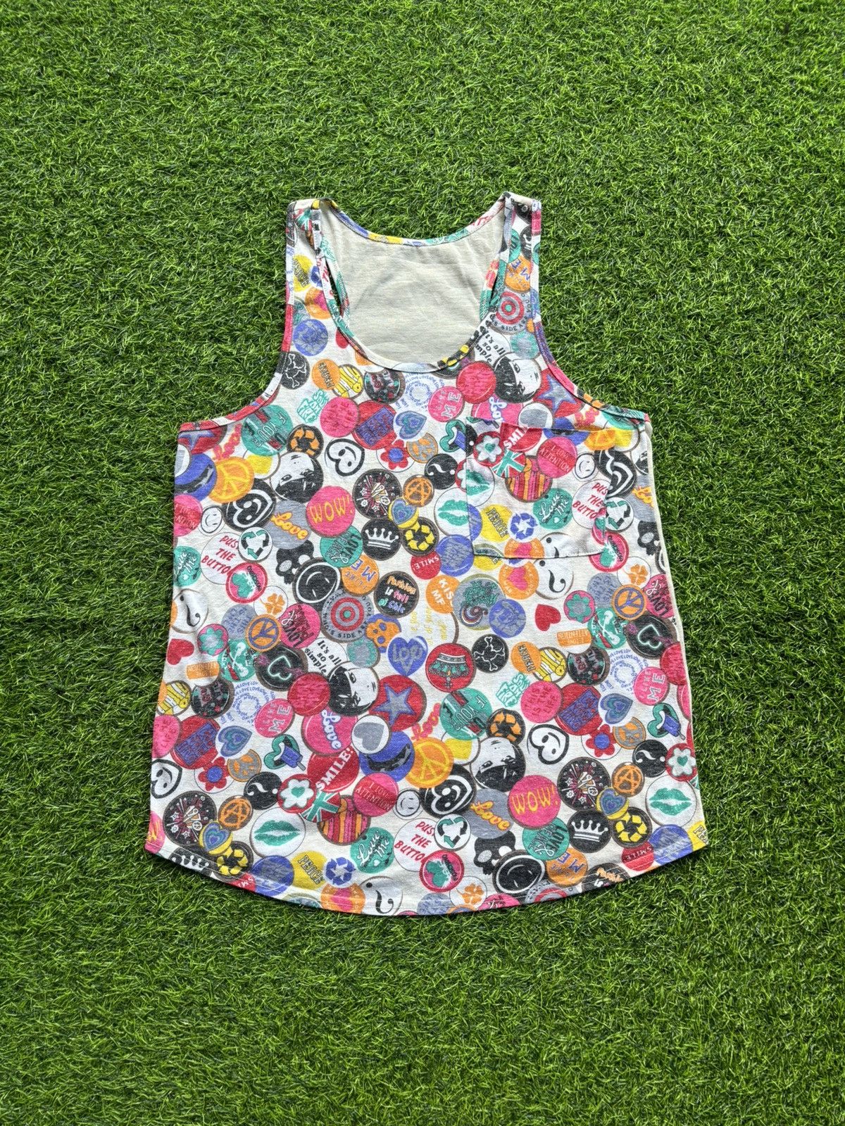Hysteric Glamour Y2k Hysteric Style Full Print Pocket Tank tops Size US L / EU 52-54 / 3 - 1 Thumbnail