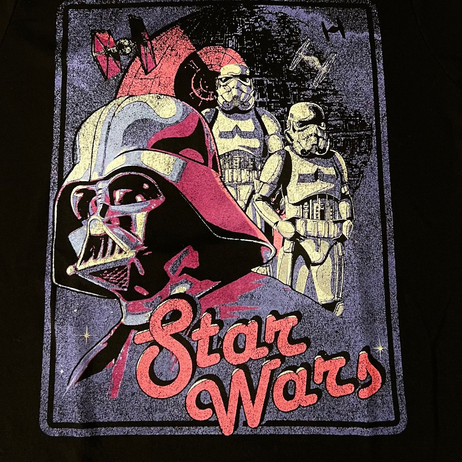 Star Wars Star Wars Darth Vader Stormtrooper Retro T-Shirt Black Size US M / EU 48-50 / 2 - 2 Thumbnail